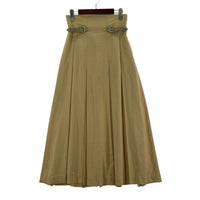 ロングスカート TUCK PENCIL SKIRT M ベージュ