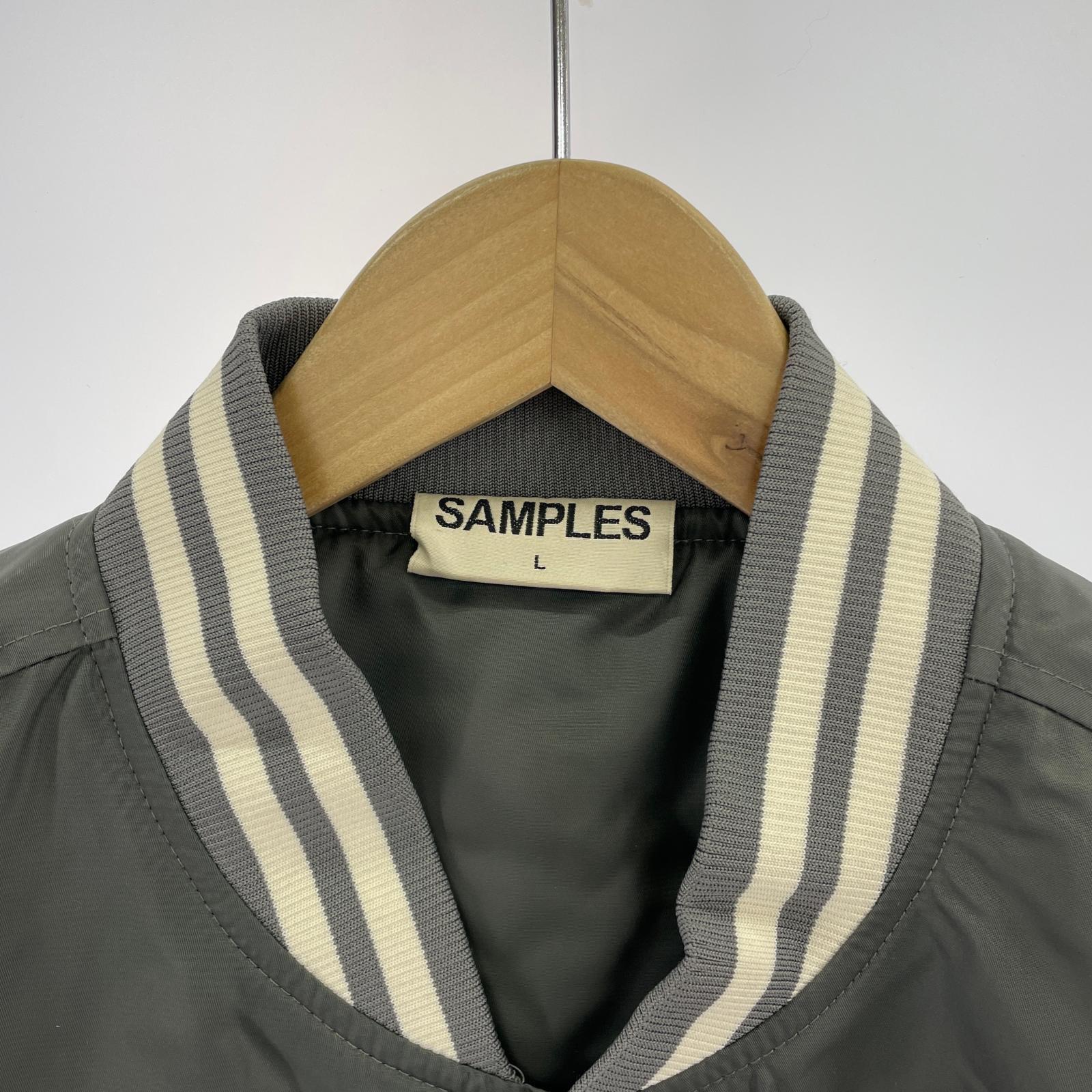 ジャケット samples 裏地キルティング (L) L グレー