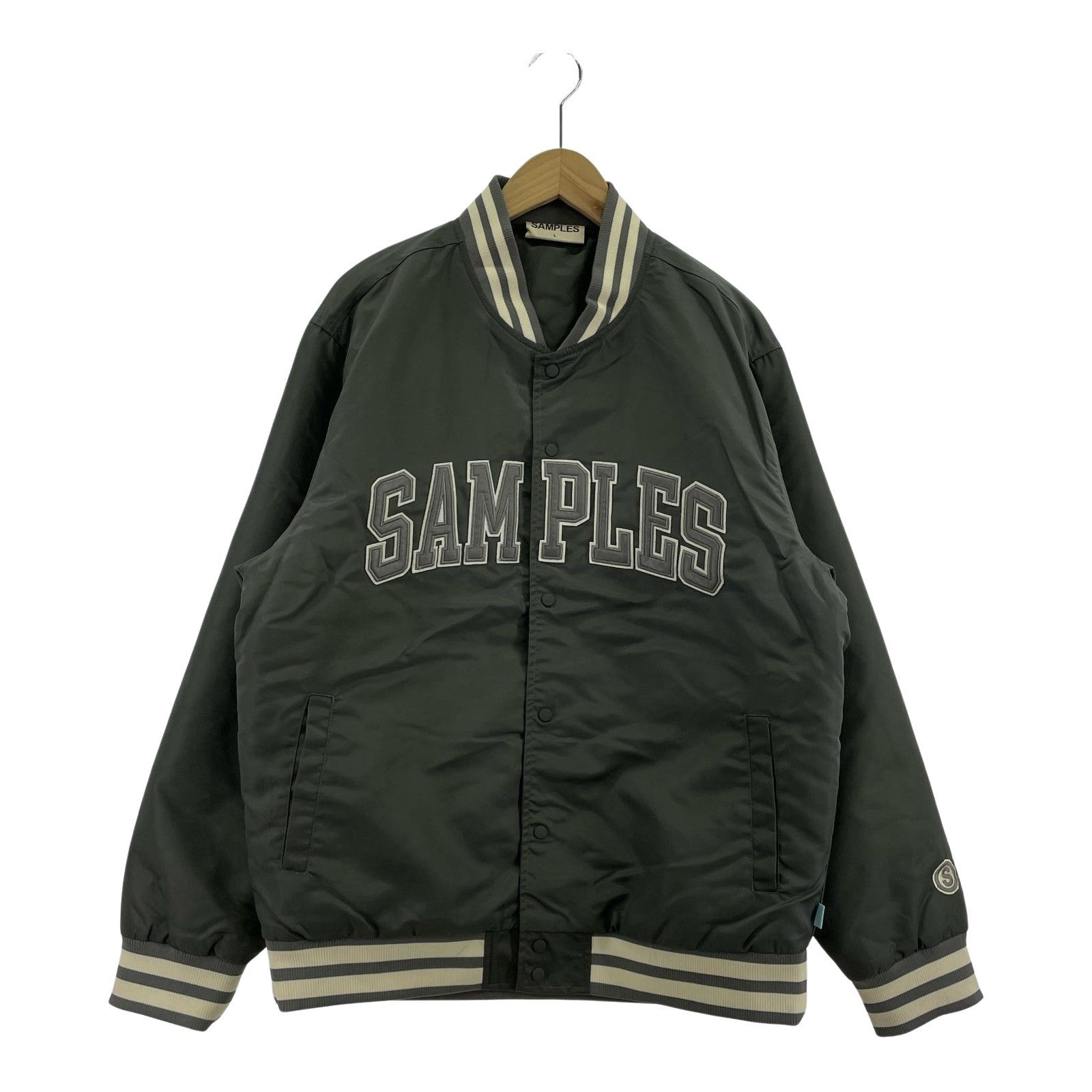 ジャケット samples 裏地キルティング (L) L グレー