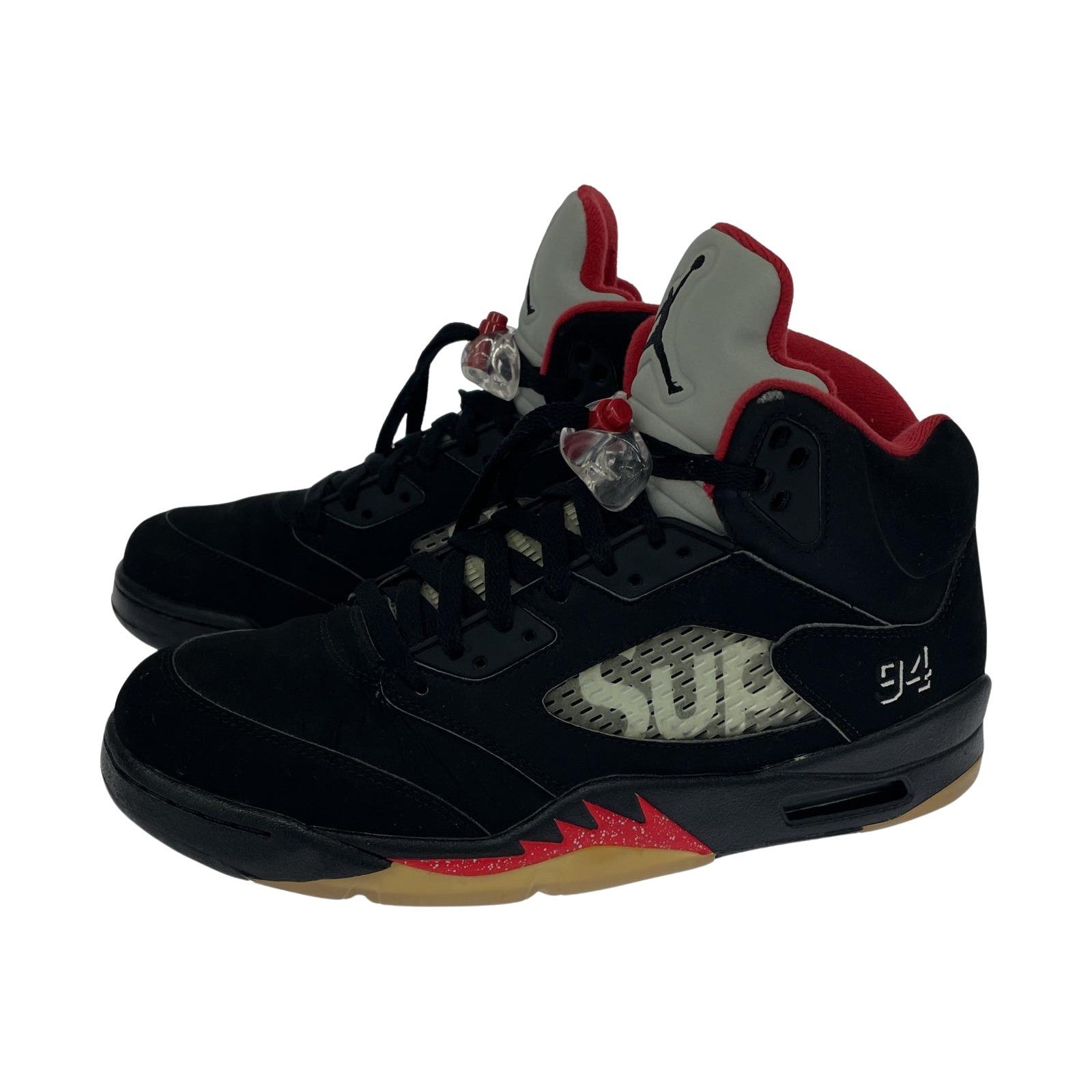 スニーカー NIKE AIR JORDAN 5 RETRO SUPRIME 28.5 黒 28.5cm (US10 1/2 UK10 EU47) ブラック