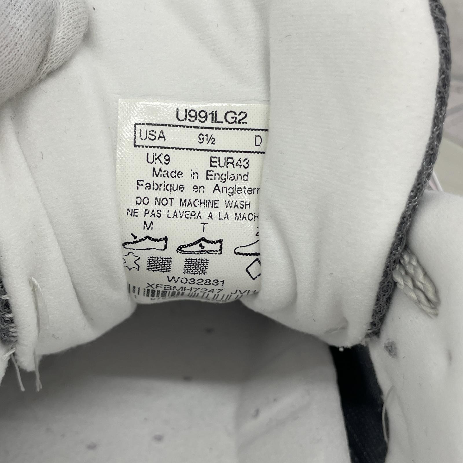 スニーカー 991V2 Light Gray 27.5cm グレー