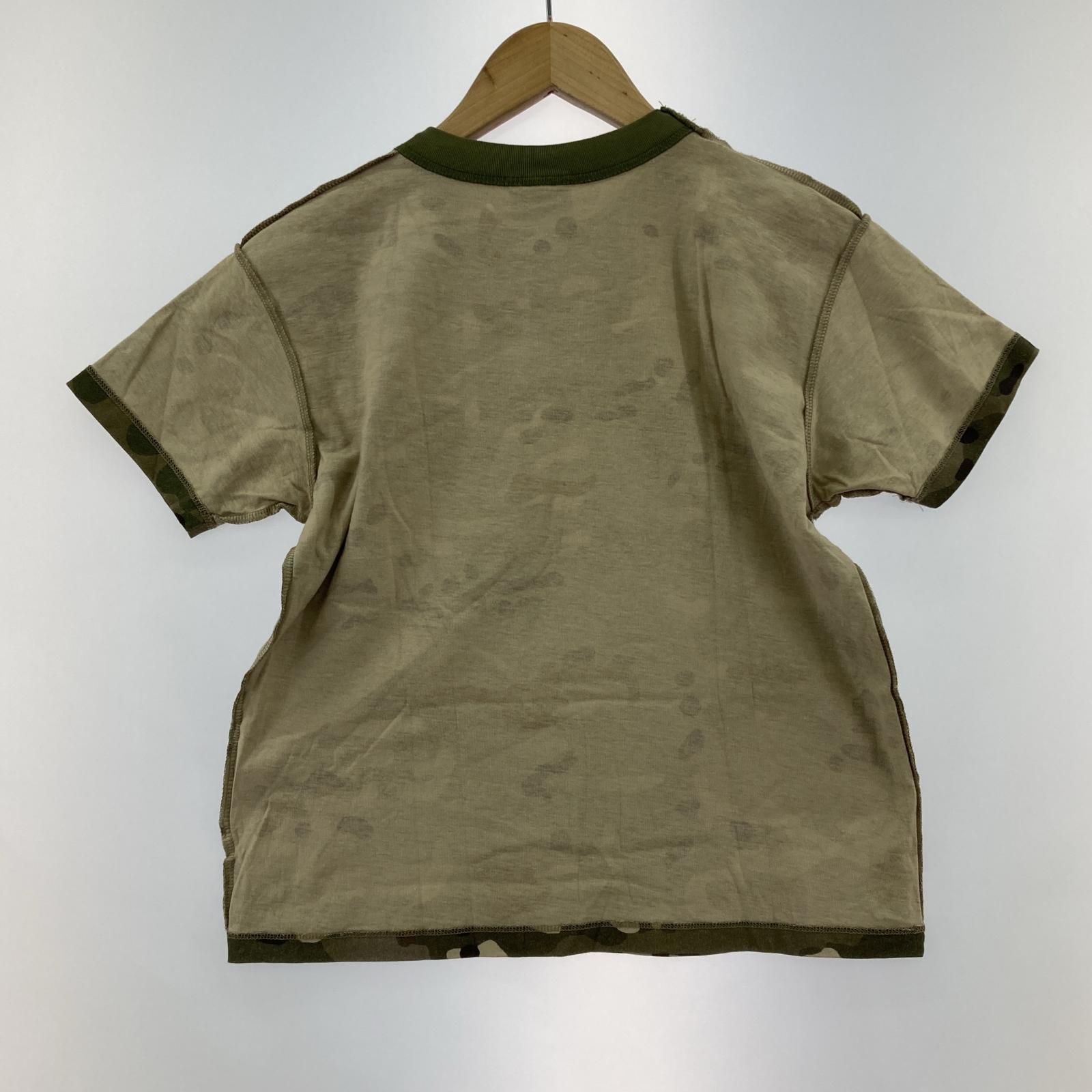半袖Tシャツ Vaquera inside out Tee インサイドアウト プリントTee S カーキ S