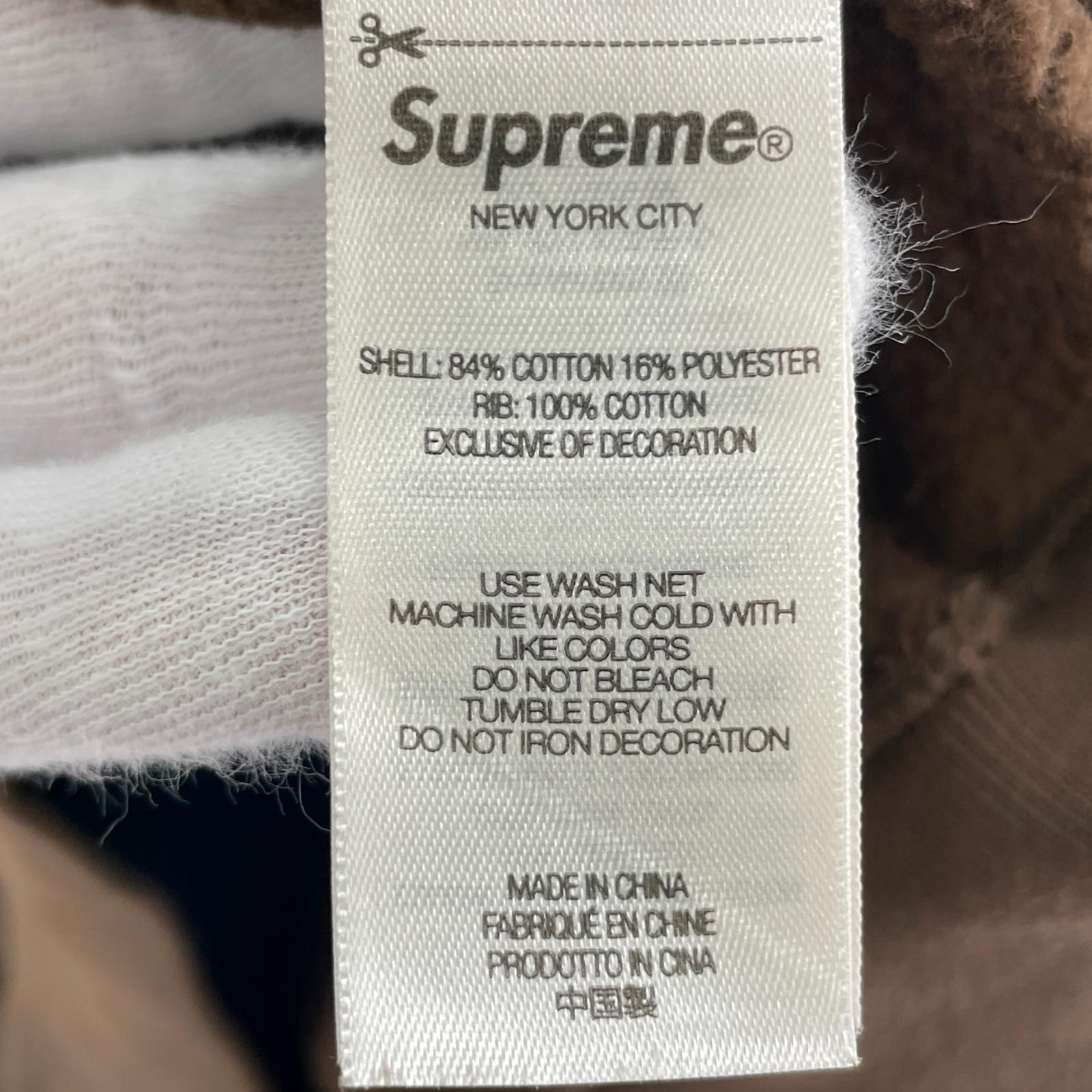 スウェット 25SS Washed Box Logo Crewneck Sweat S ブラウン