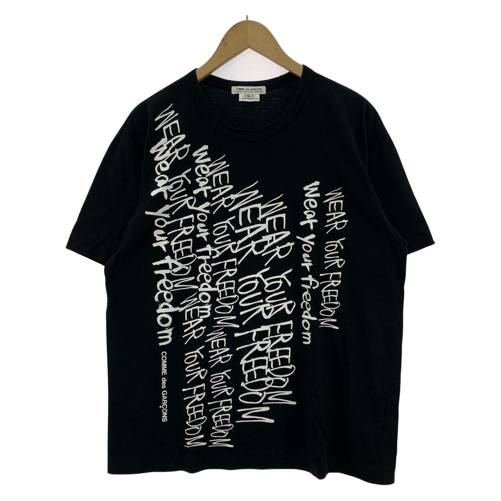 半袖Tシャツ メッセージプリント Tシャツ XL 黒 ブラック