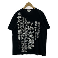 半袖Tシャツ メッセージプリント Tシャツ XL 黒 ブラック