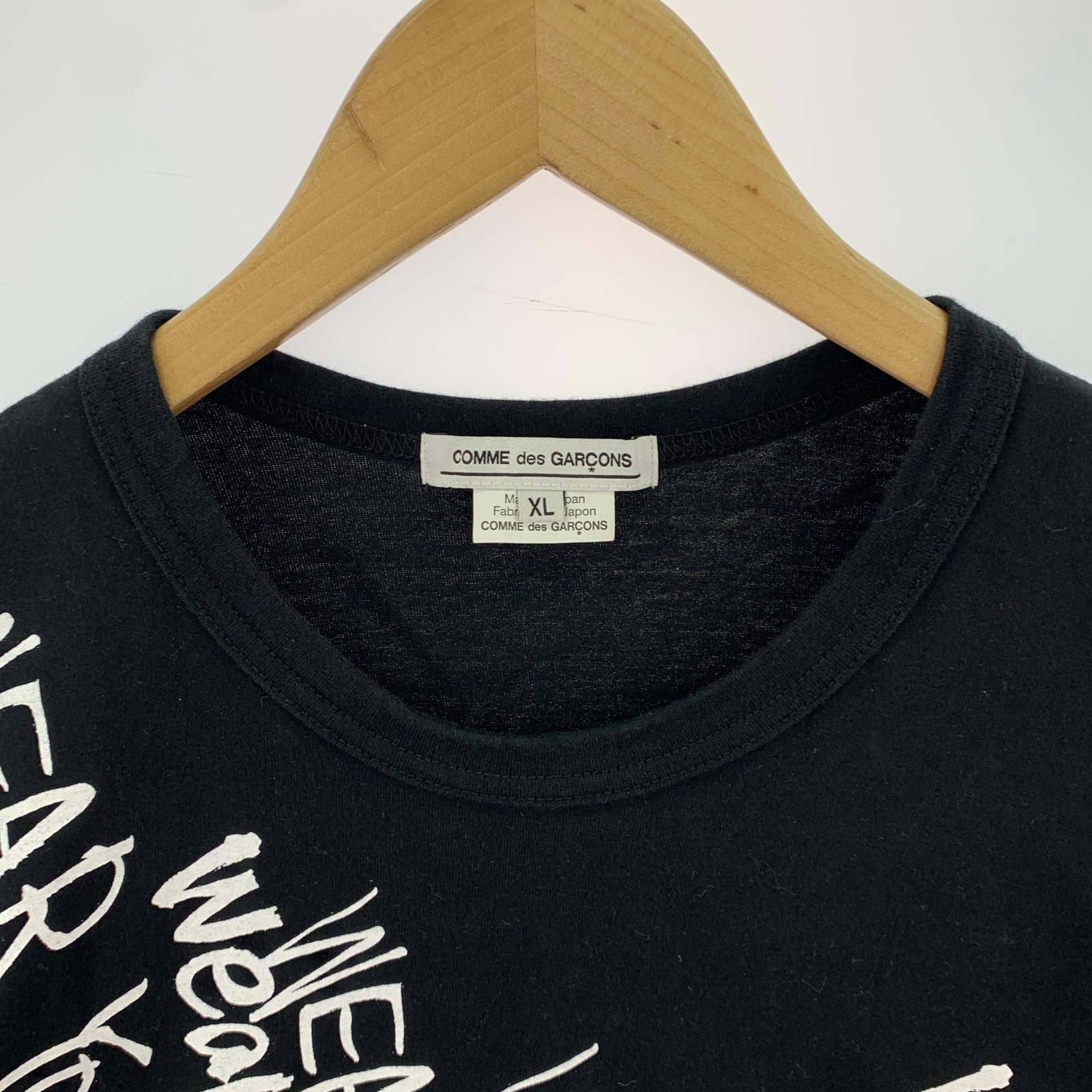 半袖Tシャツ メッセージプリント Tシャツ XL 黒 ブラック