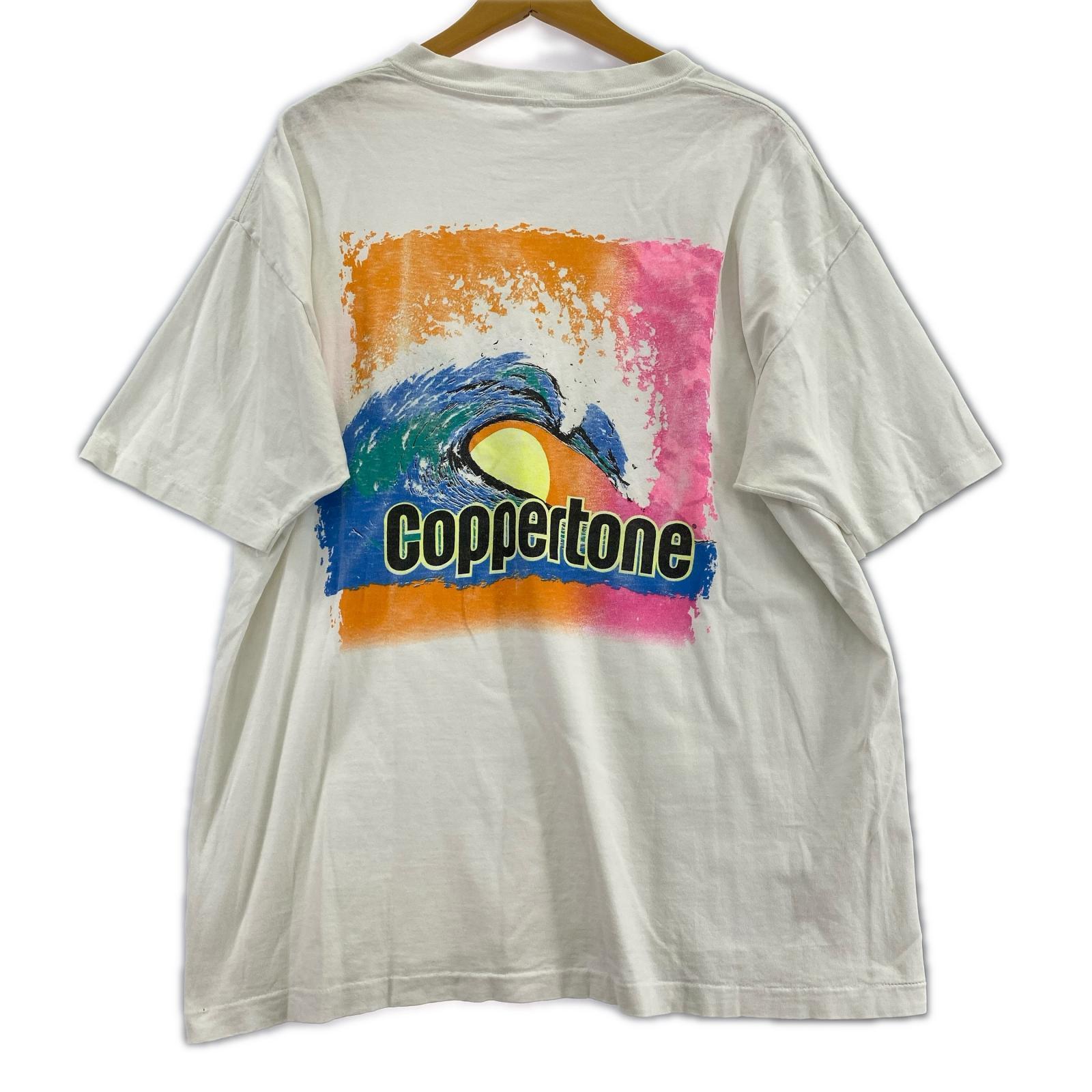半袖Tシャツ 90s USA製 コパトーン 企業Tee ホワイト