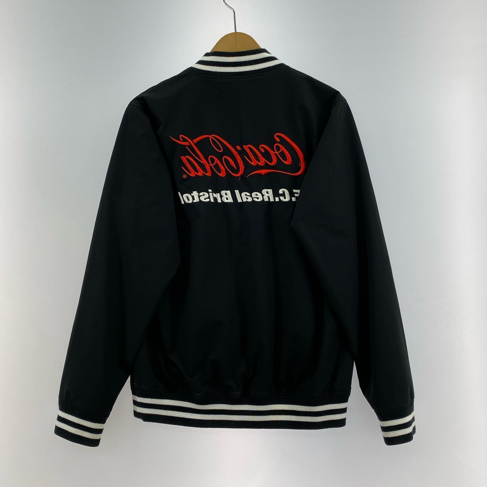 ジャケット 20SS/COCA-COLA STADIUM JACKET BLK (S) S ブラック
