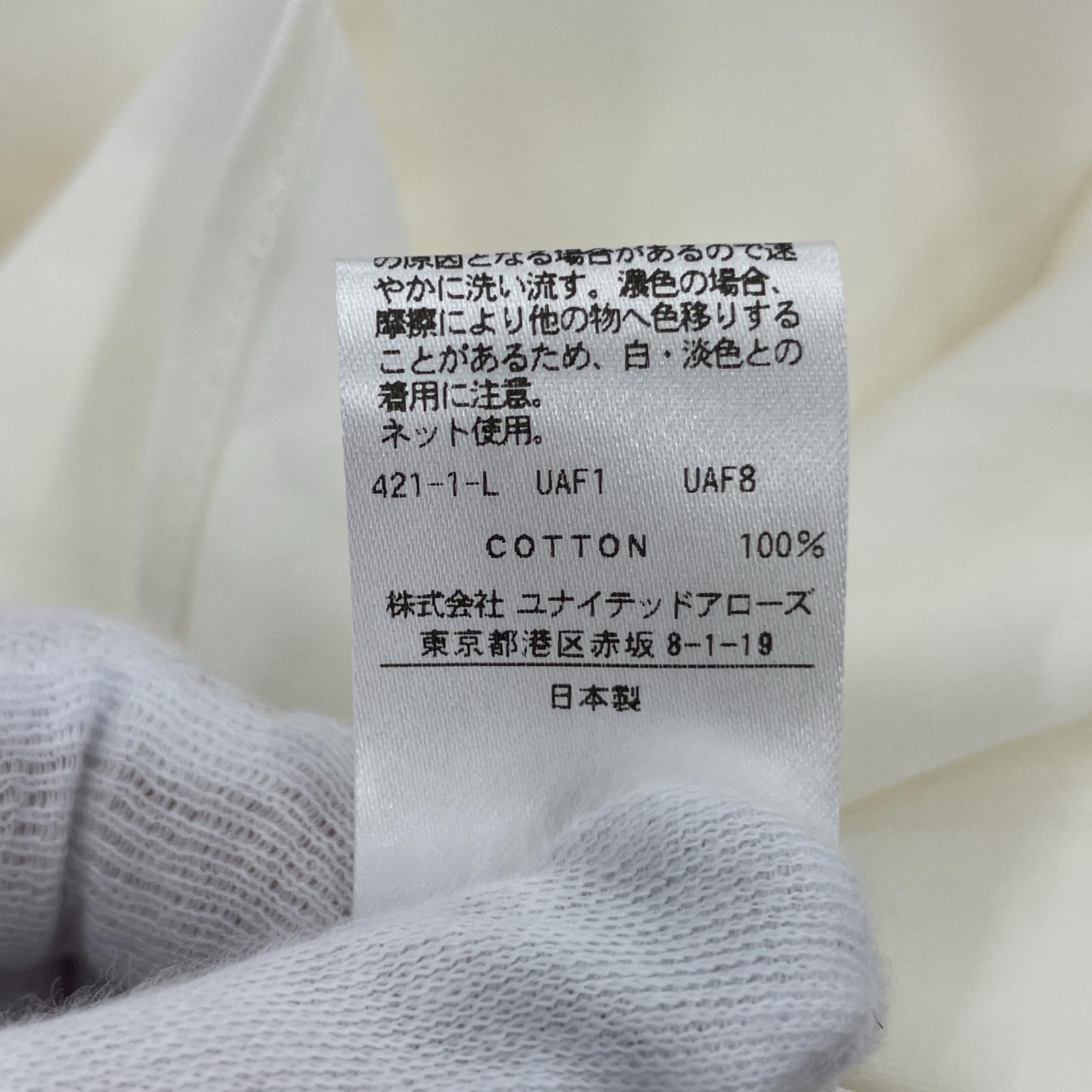 長袖シャツ コットンセーラーシャツブラウス/WHT 36 ホワイト