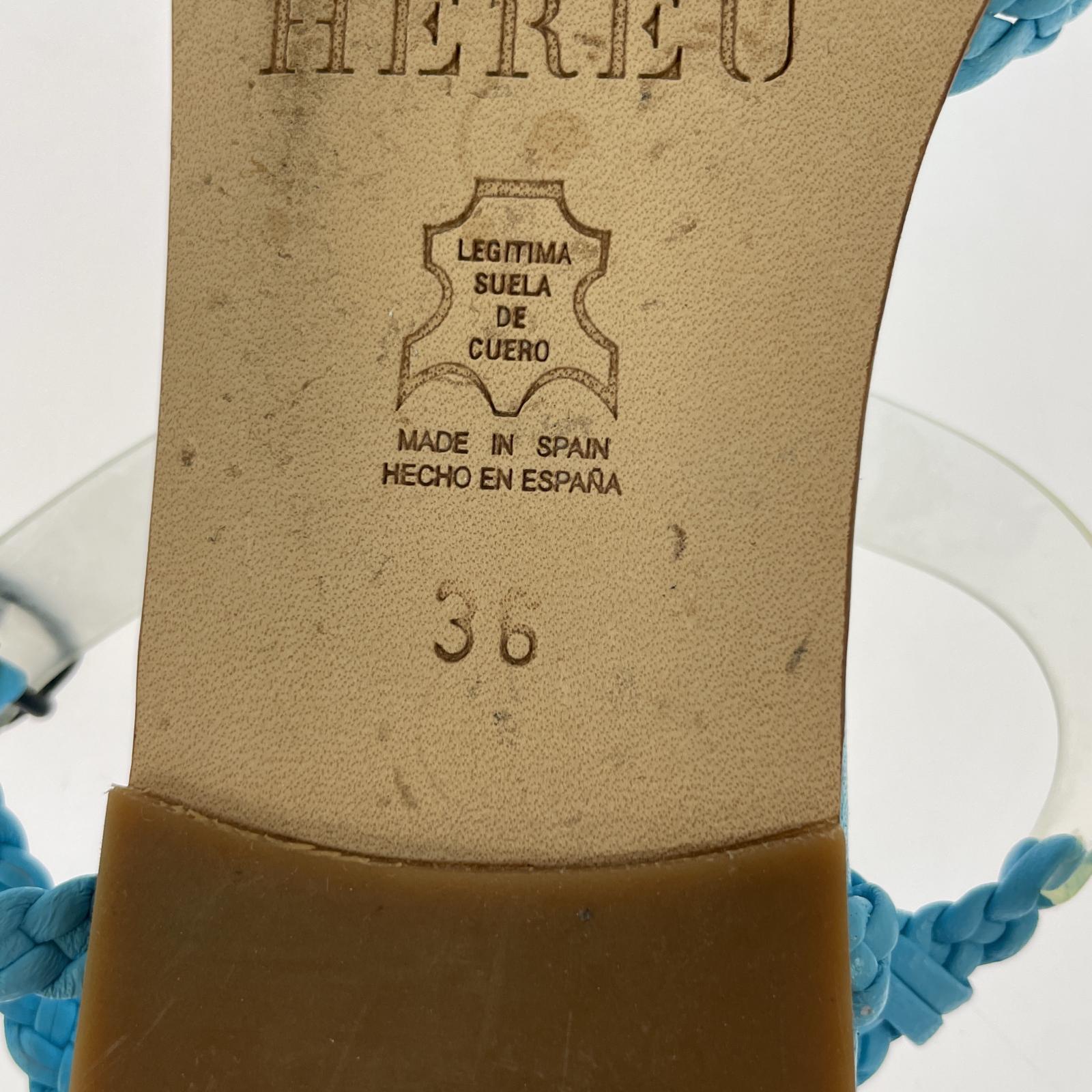 その他靴 HEREU フラットサンダル/BLE 36 ブルー