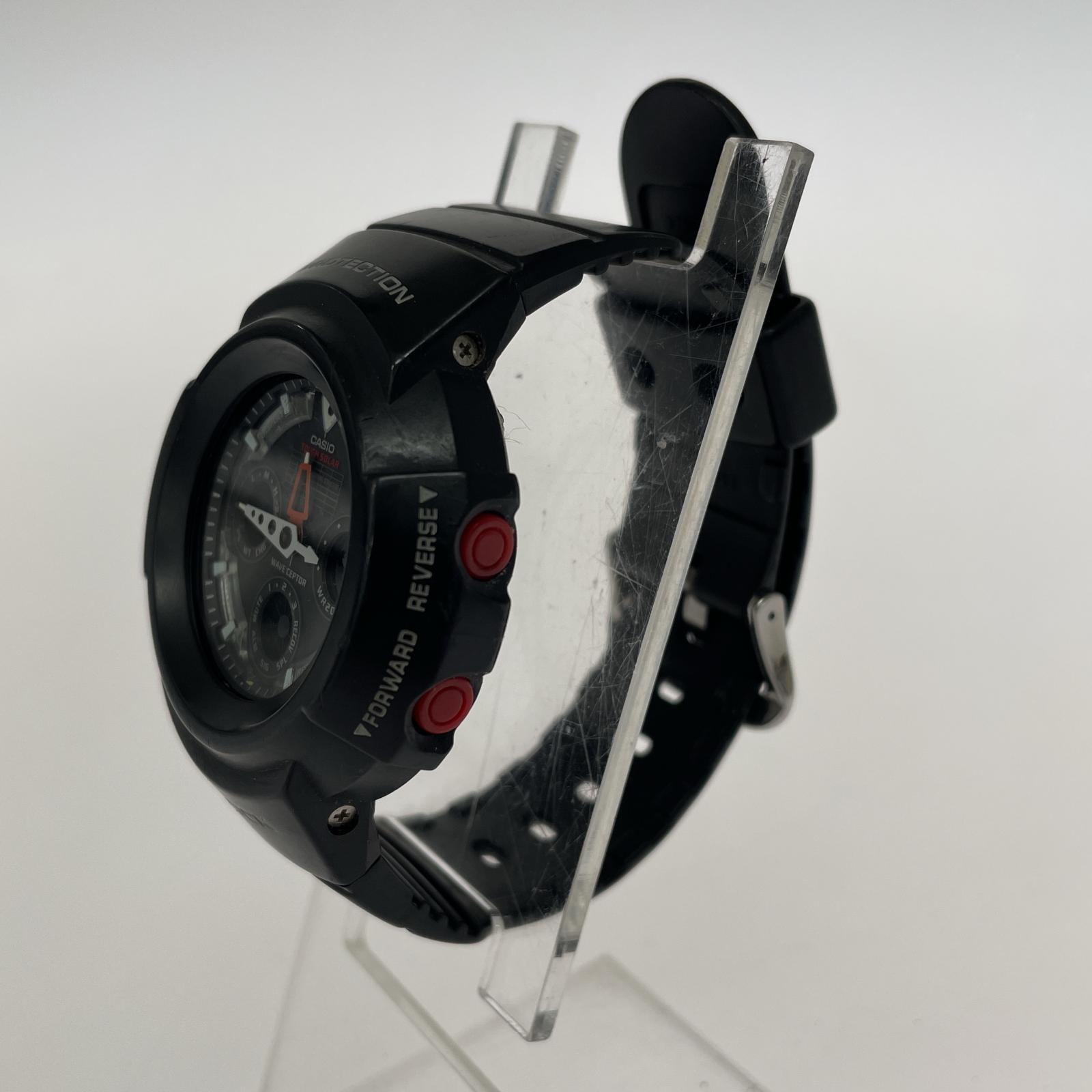 腕時計 AWG-500J/アナデジ ブラック