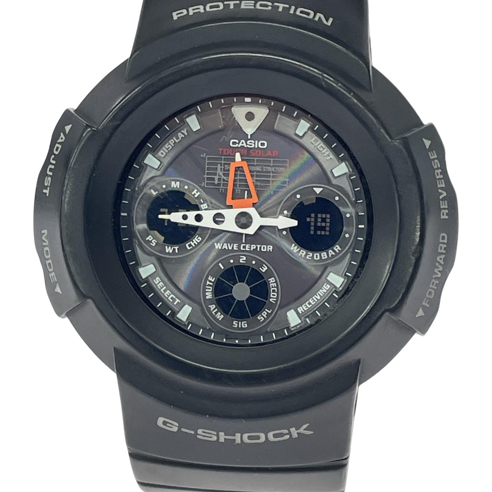 腕時計 AWG-500J/アナデジ ブラック