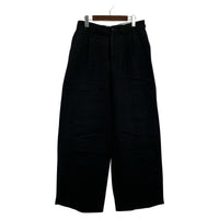パンツ MARKAWARE LINEN HERRINGBONE DANISH ARMY TROUSERS リネンスラックス 3 ブラック 3 ブラック