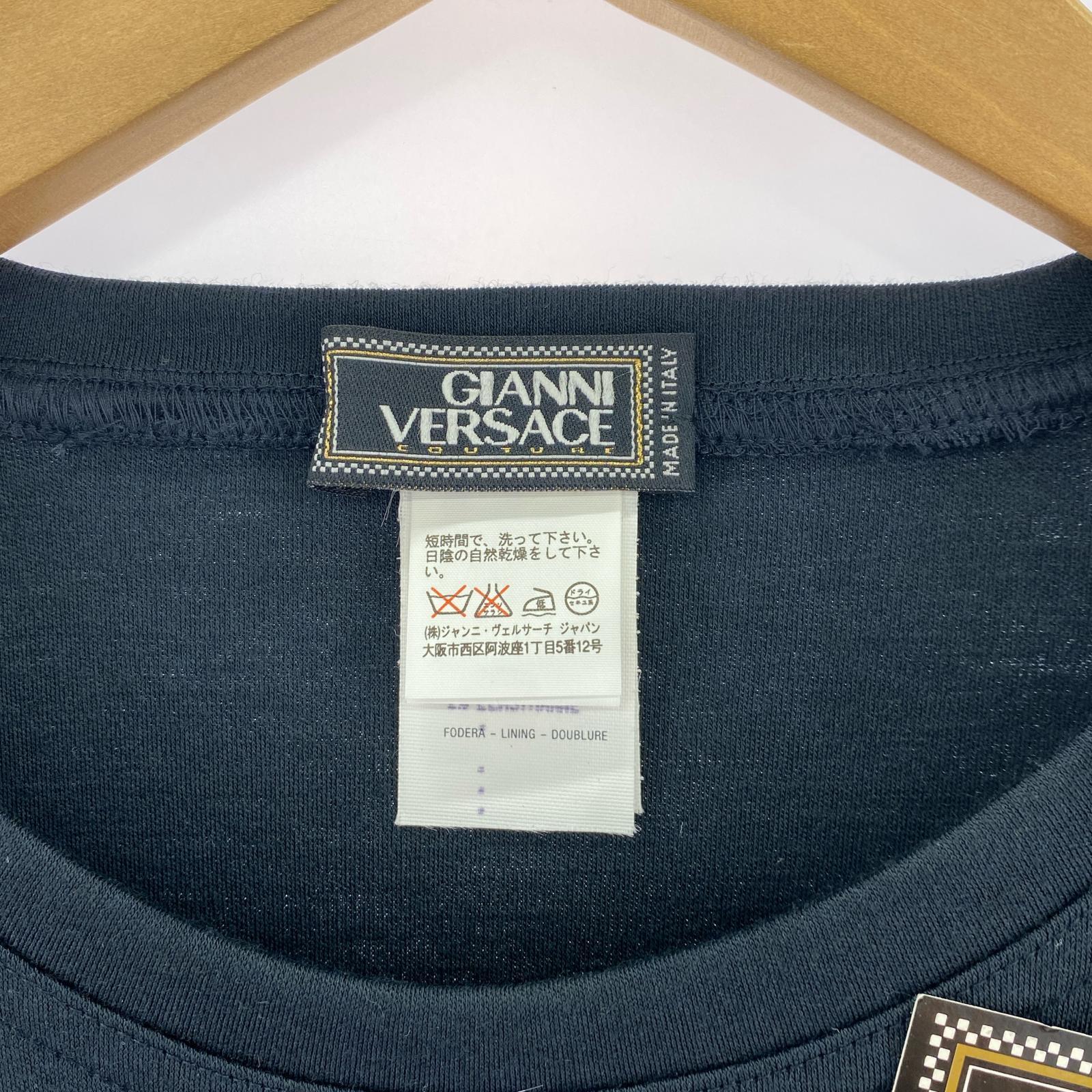 長袖Tシャツ ウール混 長袖 黒 ブラック