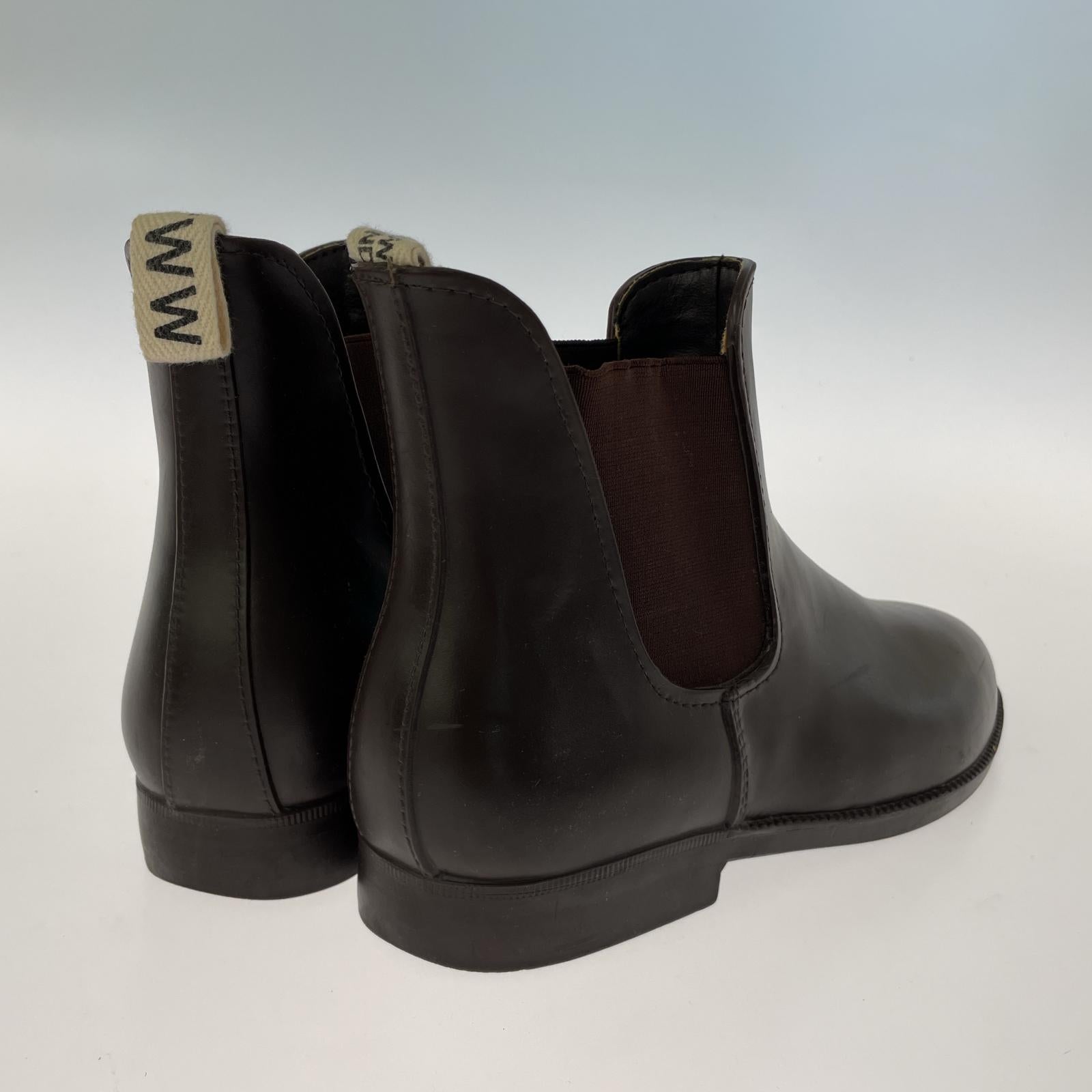ブーツ SIDE GORE RAIN BOOTS (UK8) ブラウン