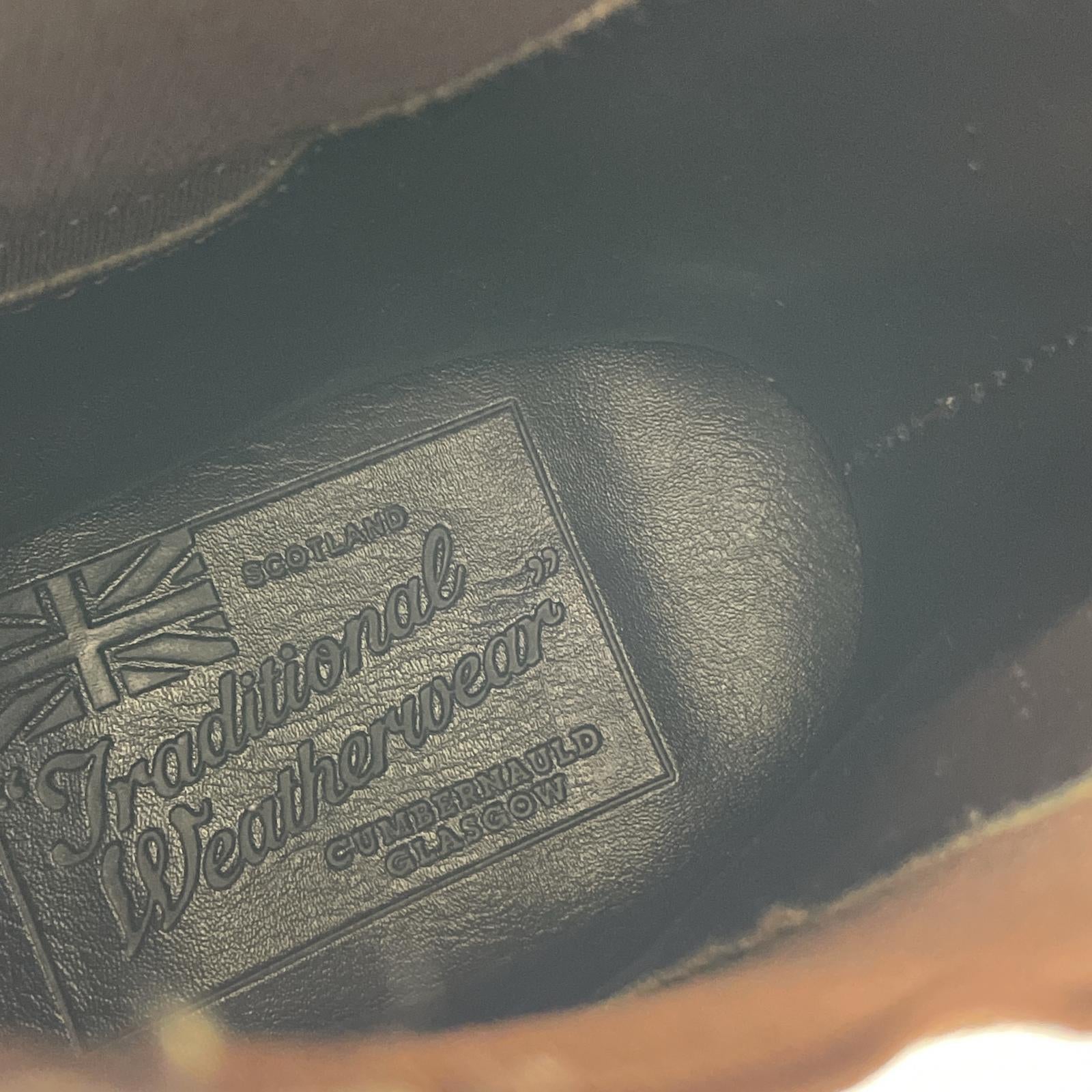 ブーツ SIDE GORE RAIN BOOTS (UK8) ブラウン