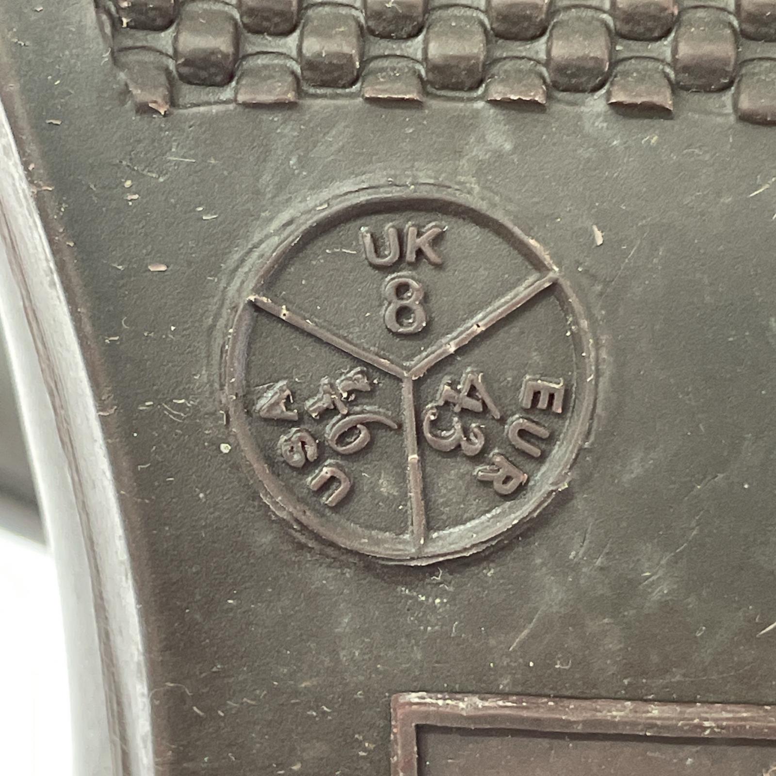 ブーツ SIDE GORE RAIN BOOTS (UK8) ブラウン