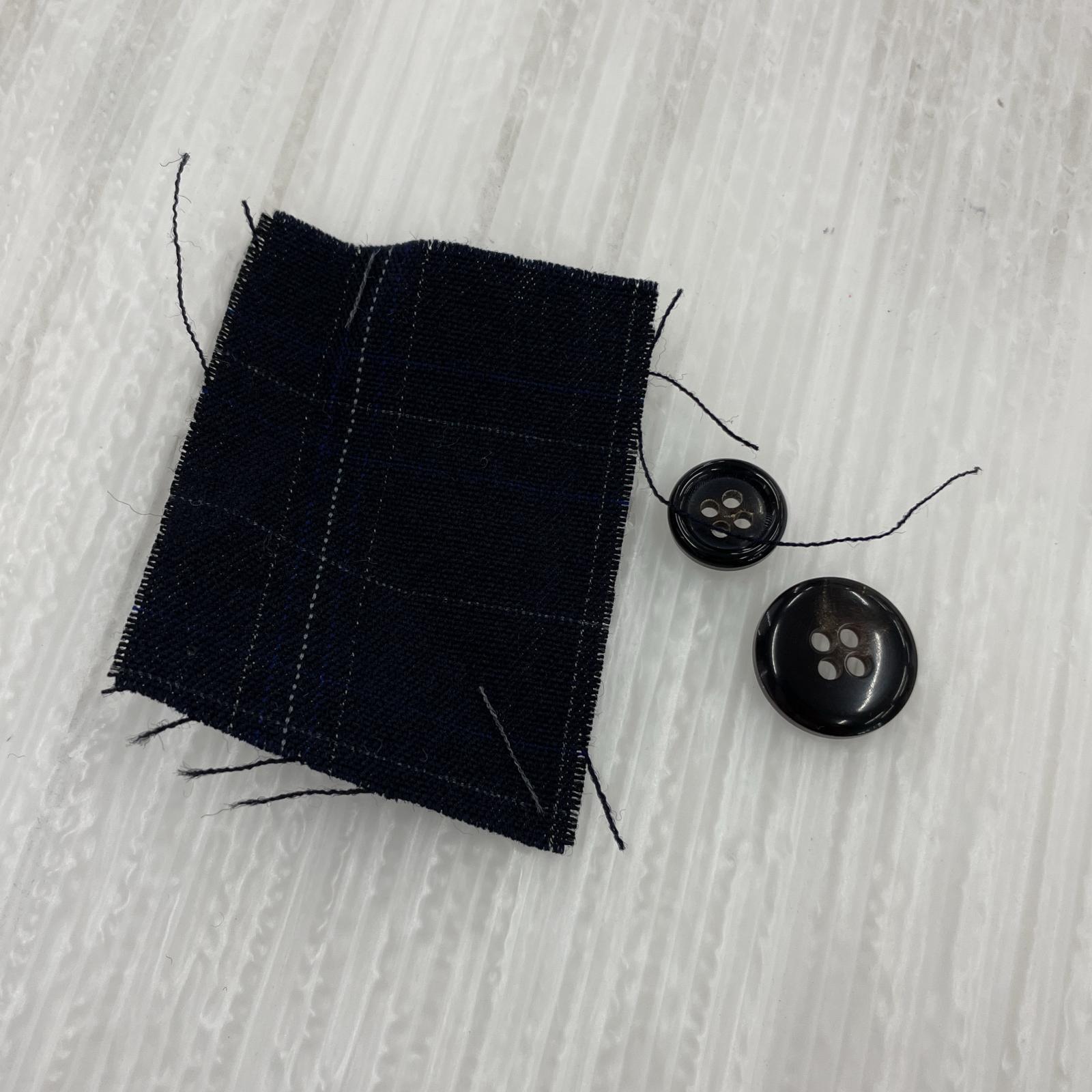 ジャケット COMME des GARCONS HOMME 80s チェック ウールジャケット M ネイビー M ネイビー