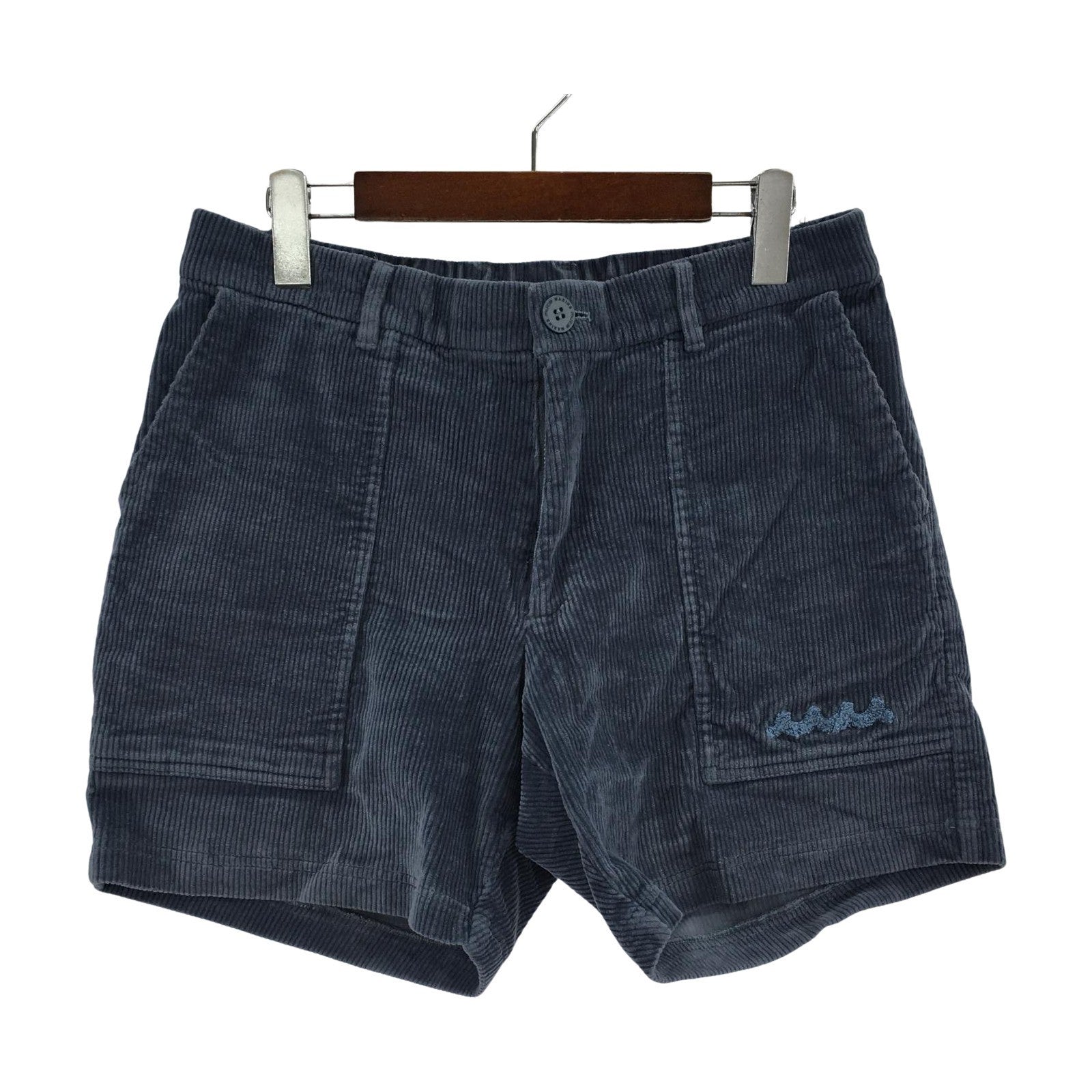 ショートパンツ muta MARINE コーデュロイショートパンツ 5 ブルー