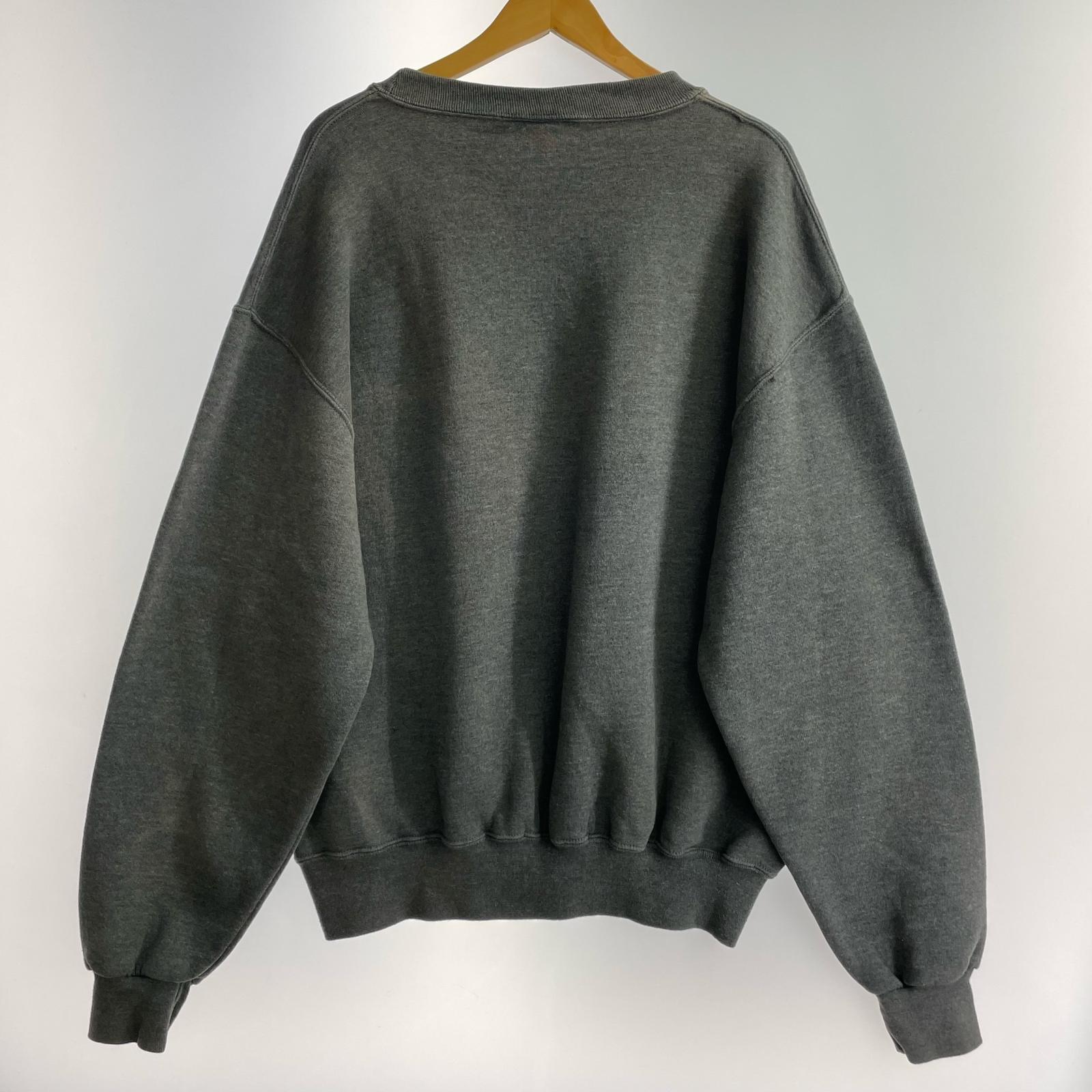 スウェット 90's RUSSELL 前Vガゼット スウェット L グレー