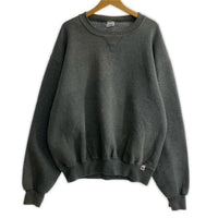 スウェット 90's RUSSELL 前Vガゼット スウェット L グレー