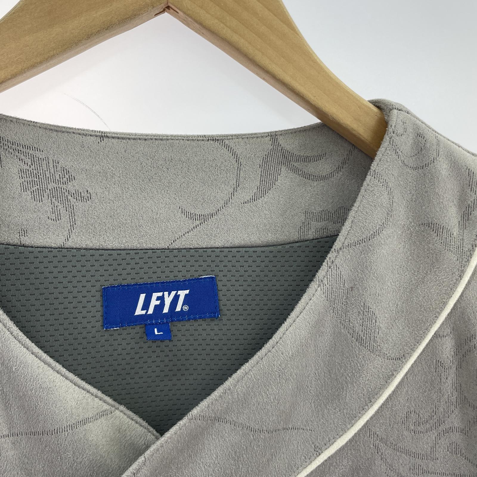 半袖シャツ LFYT×SAMPLES SUEDE BASEBALL SHIRT/GRY L グレー