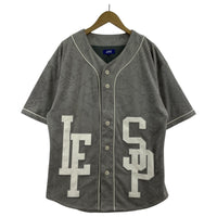 半袖シャツ LFYT×SAMPLES SUEDE BASEBALL SHIRT/GRY L グレー