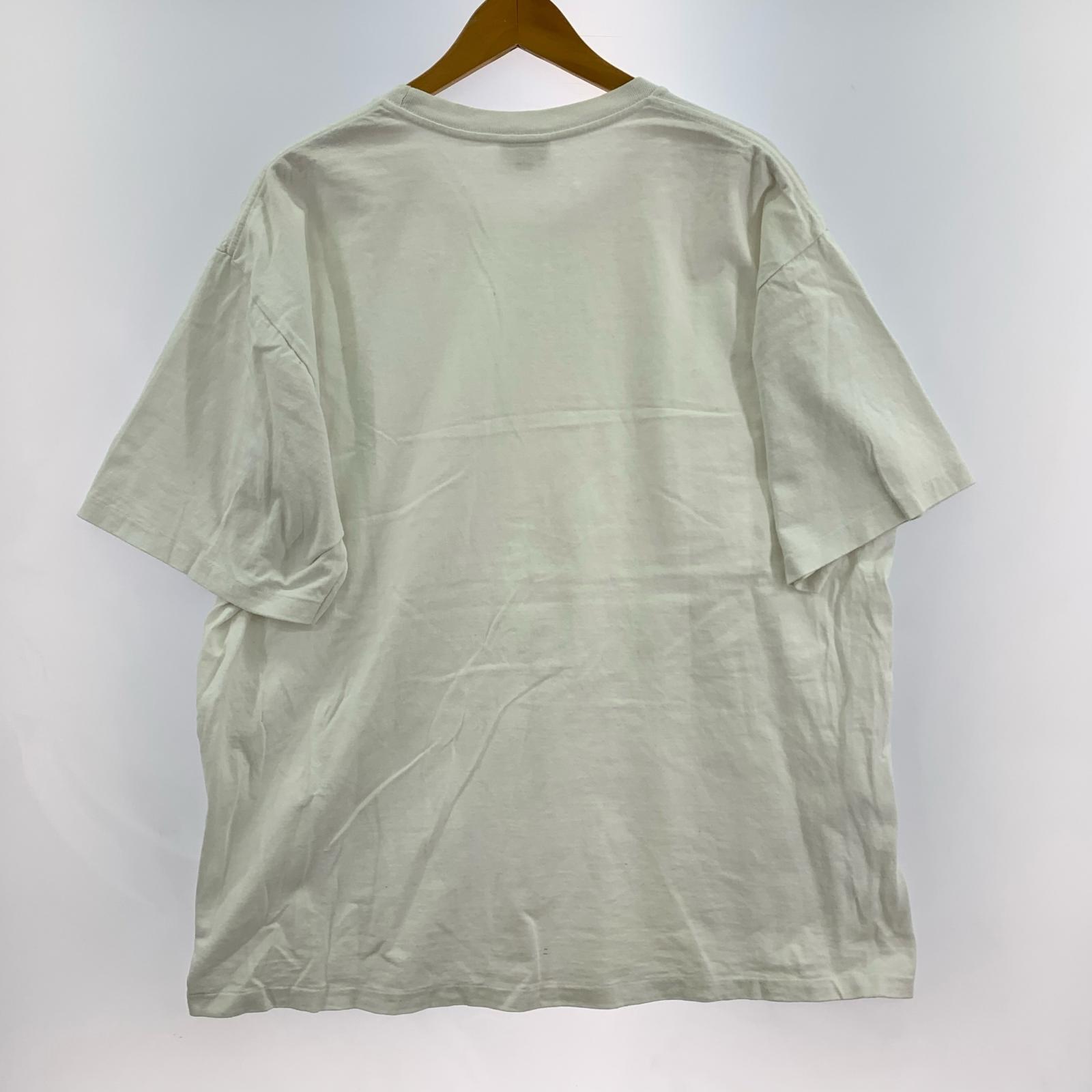 半袖Tシャツ ワンポイント 白 (2XL) ホワイト