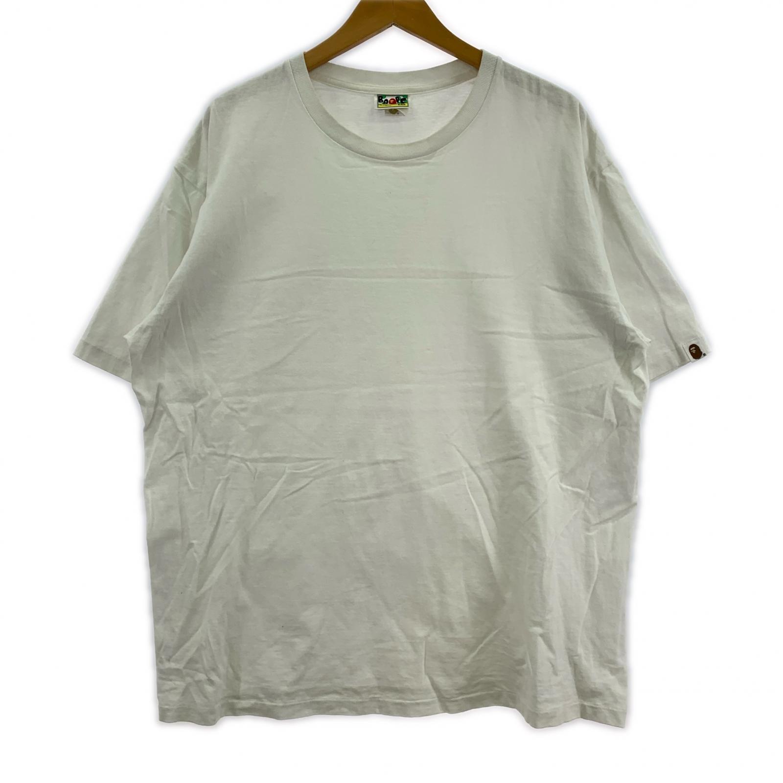 半袖Tシャツ ワンポイント 白 (2XL) ホワイト