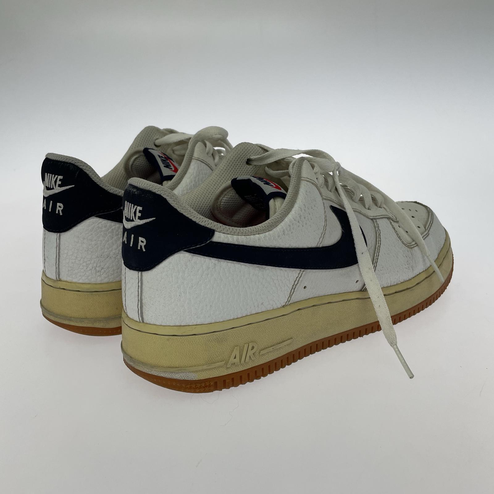 スニーカー AIR FORCE1 Low '07 白紺 (28.5cm) 28.5cm (US10 1/2 UK10 EU47) ホワイト