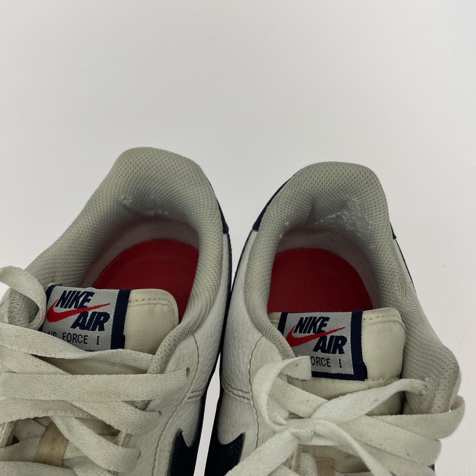 スニーカー AIR FORCE1 Low '07 白紺 (28.5cm) 28.5cm (US10 1/2 UK10 EU47) ホワイト