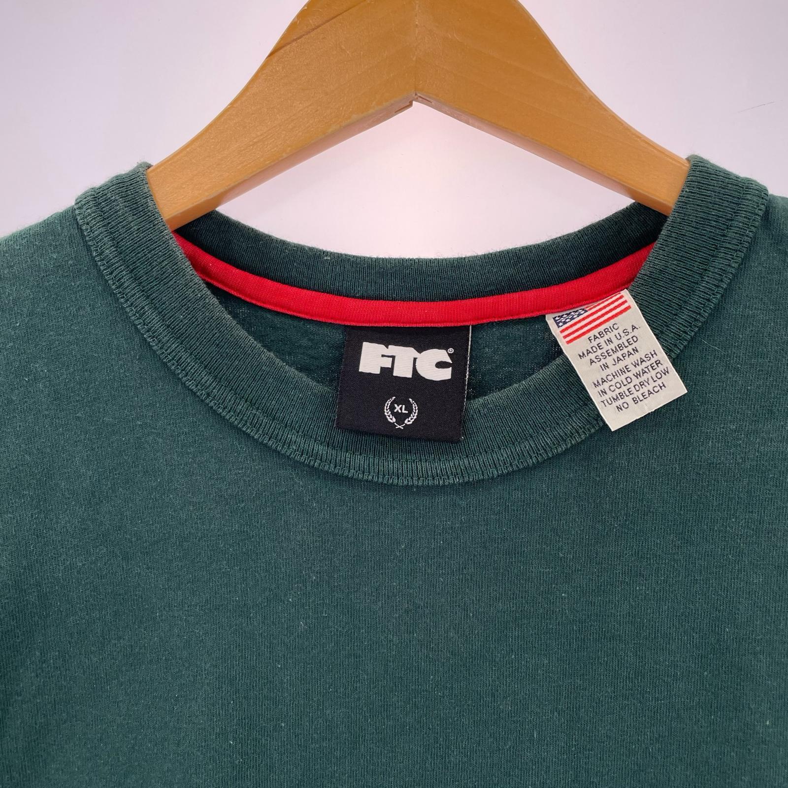 半袖Tシャツ ワンポイント 濃緑 (XL)