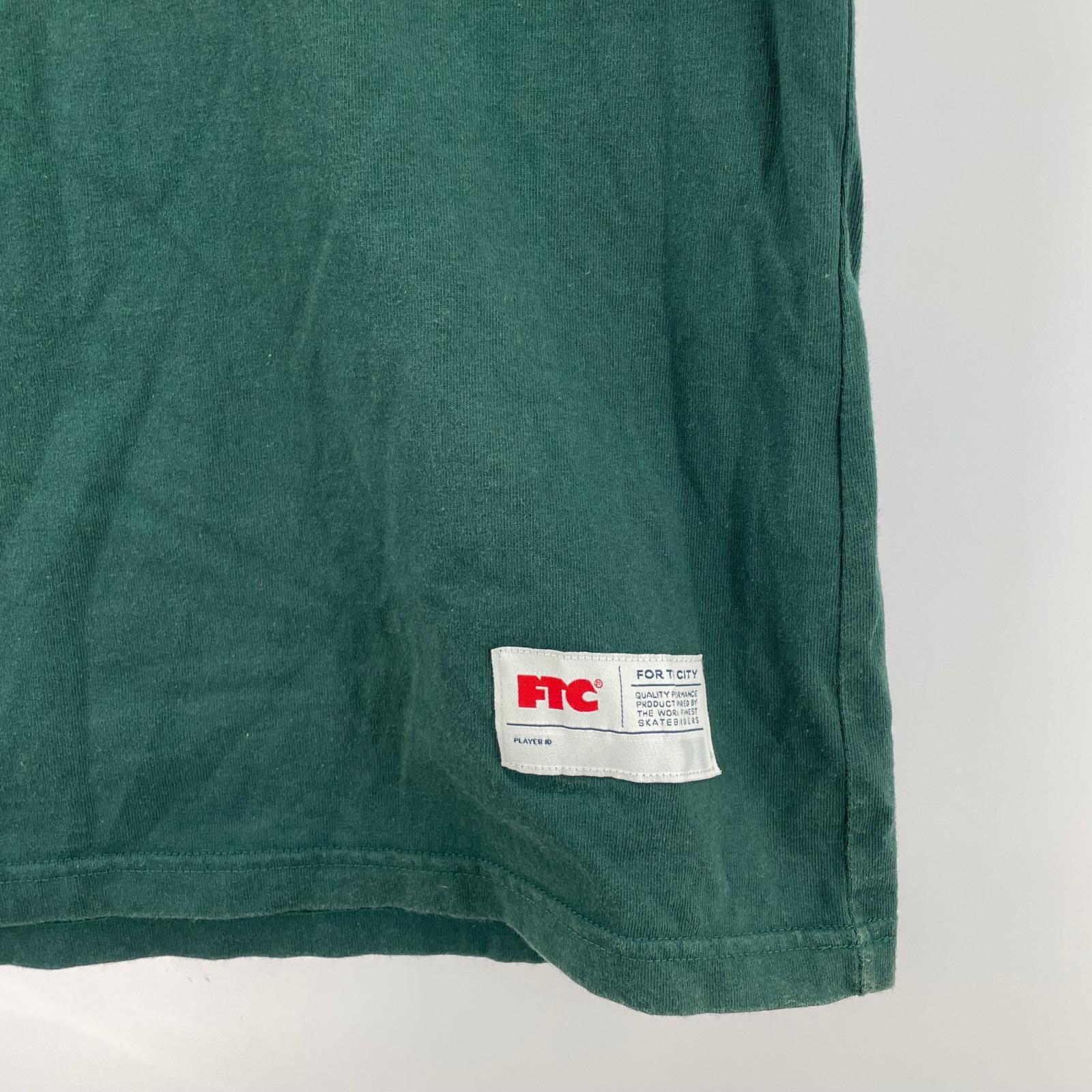半袖Tシャツ ワンポイント 濃緑 (XL)