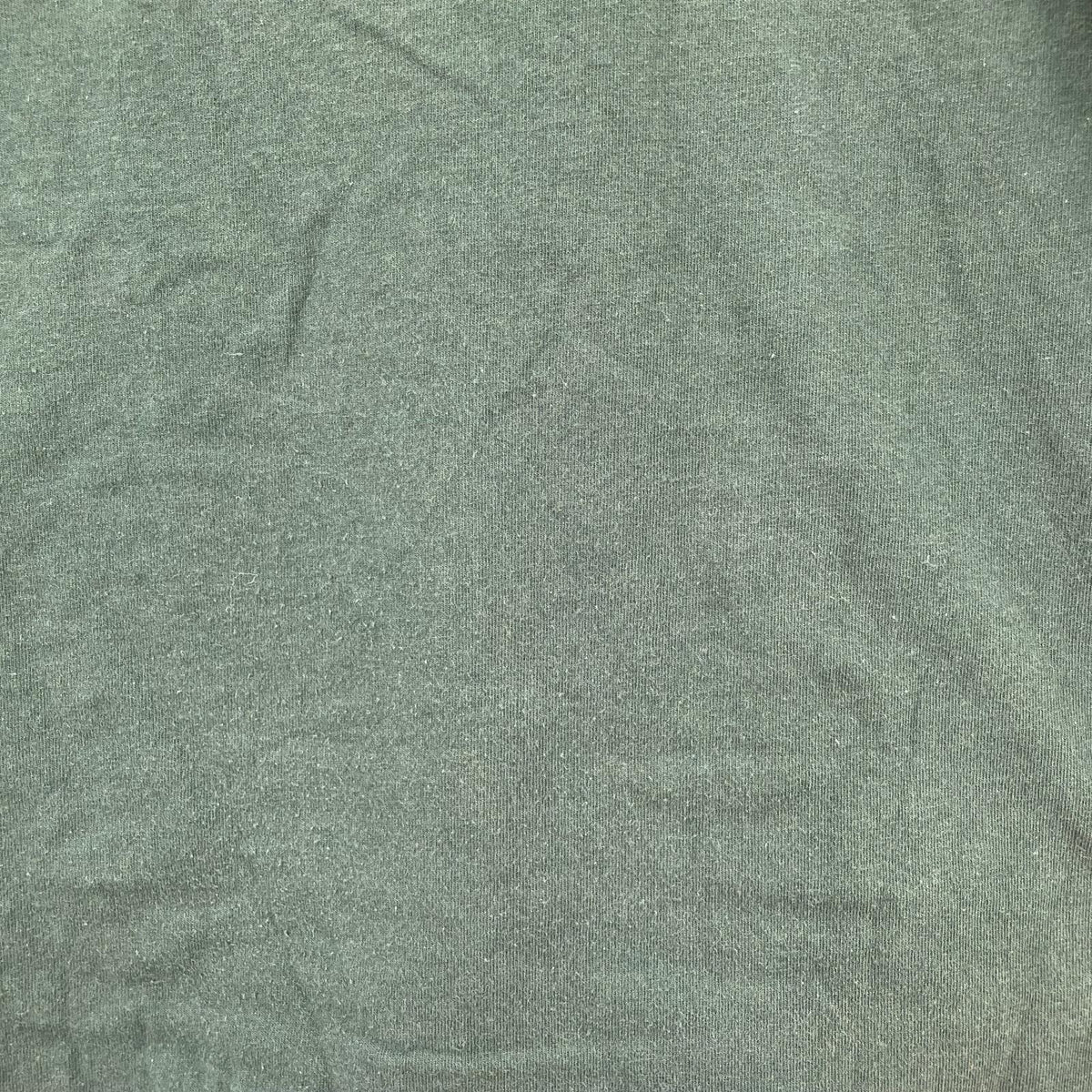 半袖Tシャツ ワンポイント 濃緑 (XL)