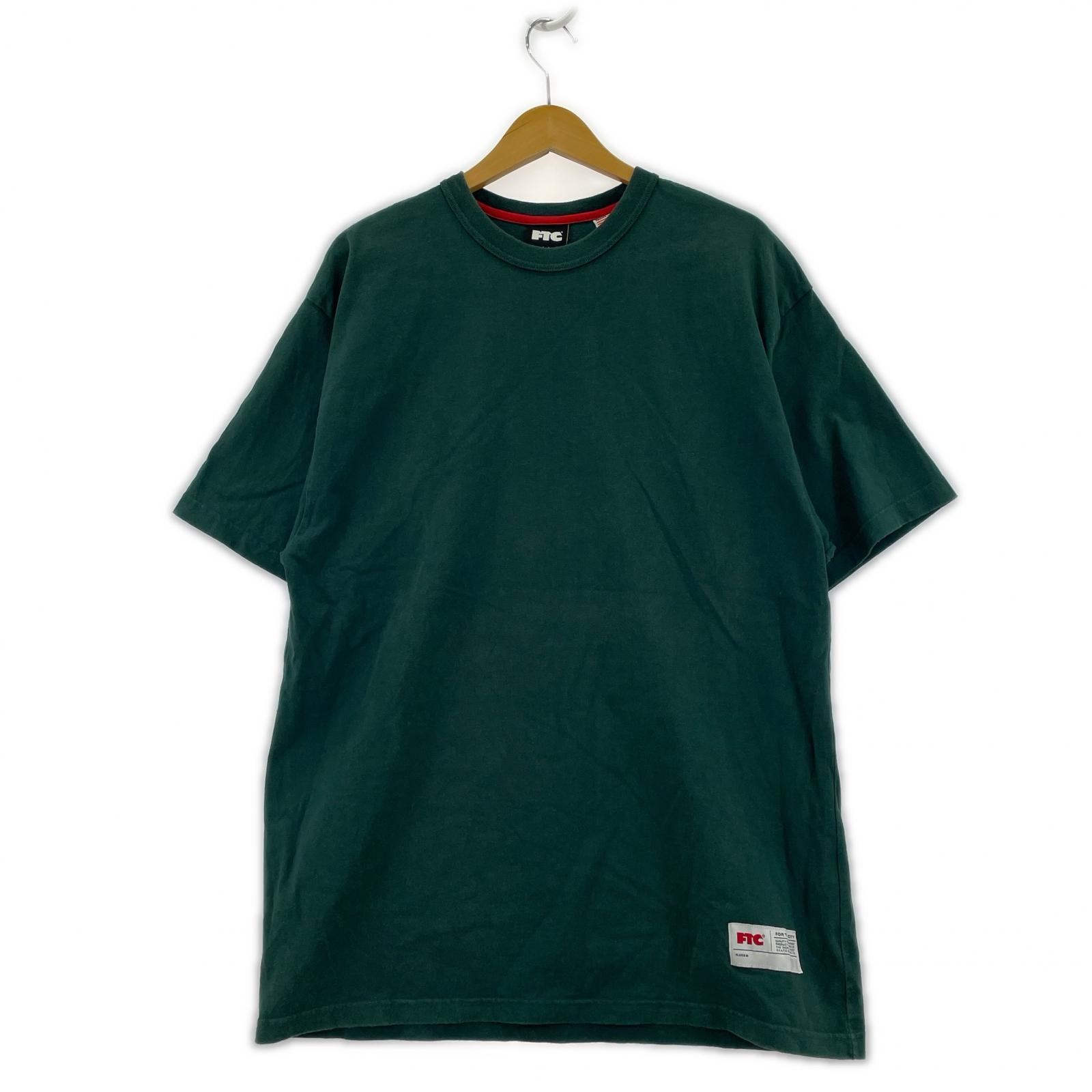 半袖Tシャツ ワンポイント 濃緑 (XL)