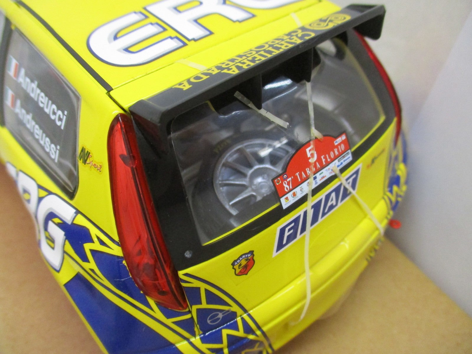 RICKO 1/18 FIAT PUNTO (2003) RALLY スケールカー