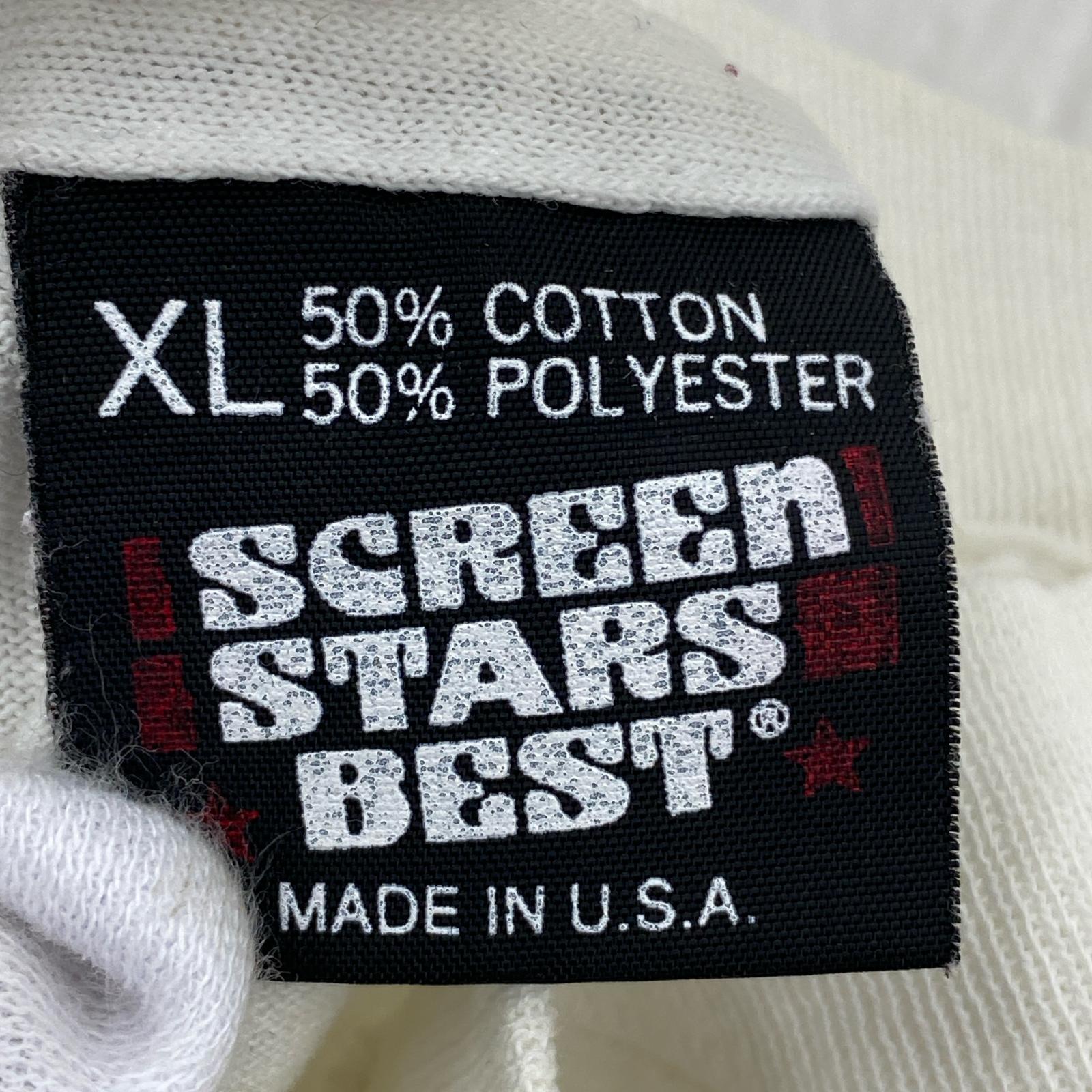 半袖Tシャツ 90s SCREEN STARS プリントカットソー (XL) ホワイト