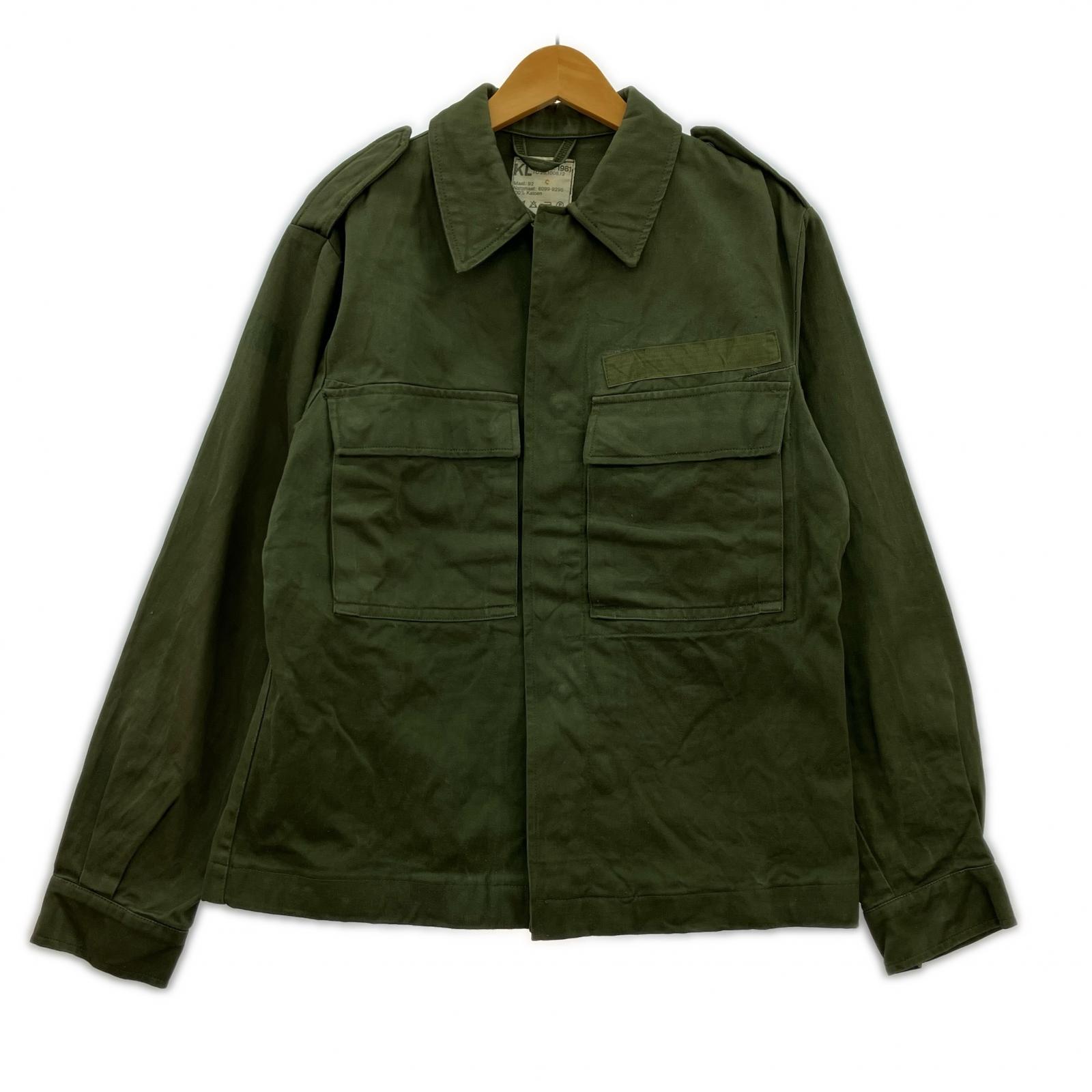 ミリタリージャケット 80s オランダ軍 フィールドジャケット グリーン