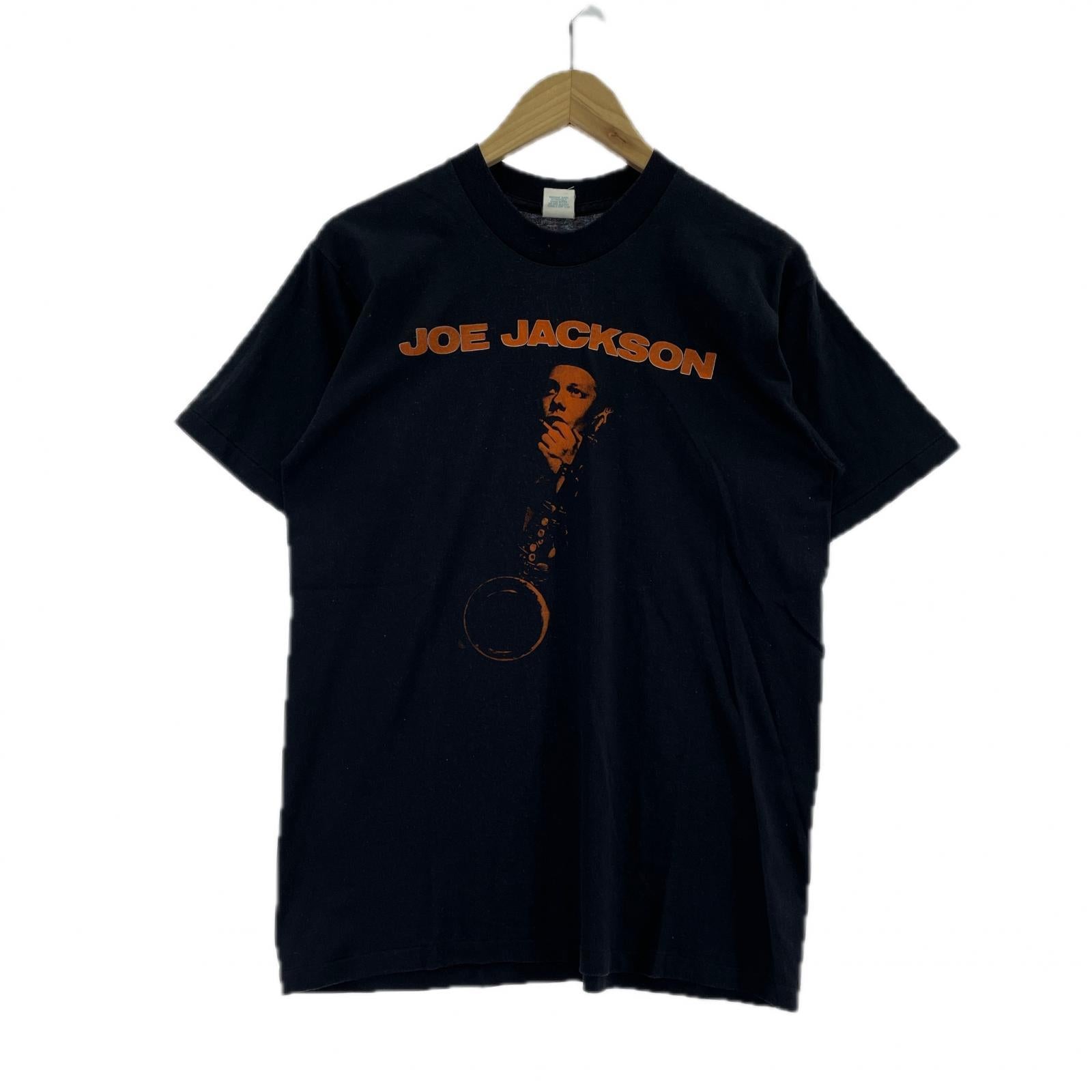 半袖Tシャツ 84年 JOE JACKSON ジャズ 黒 L L ブラック