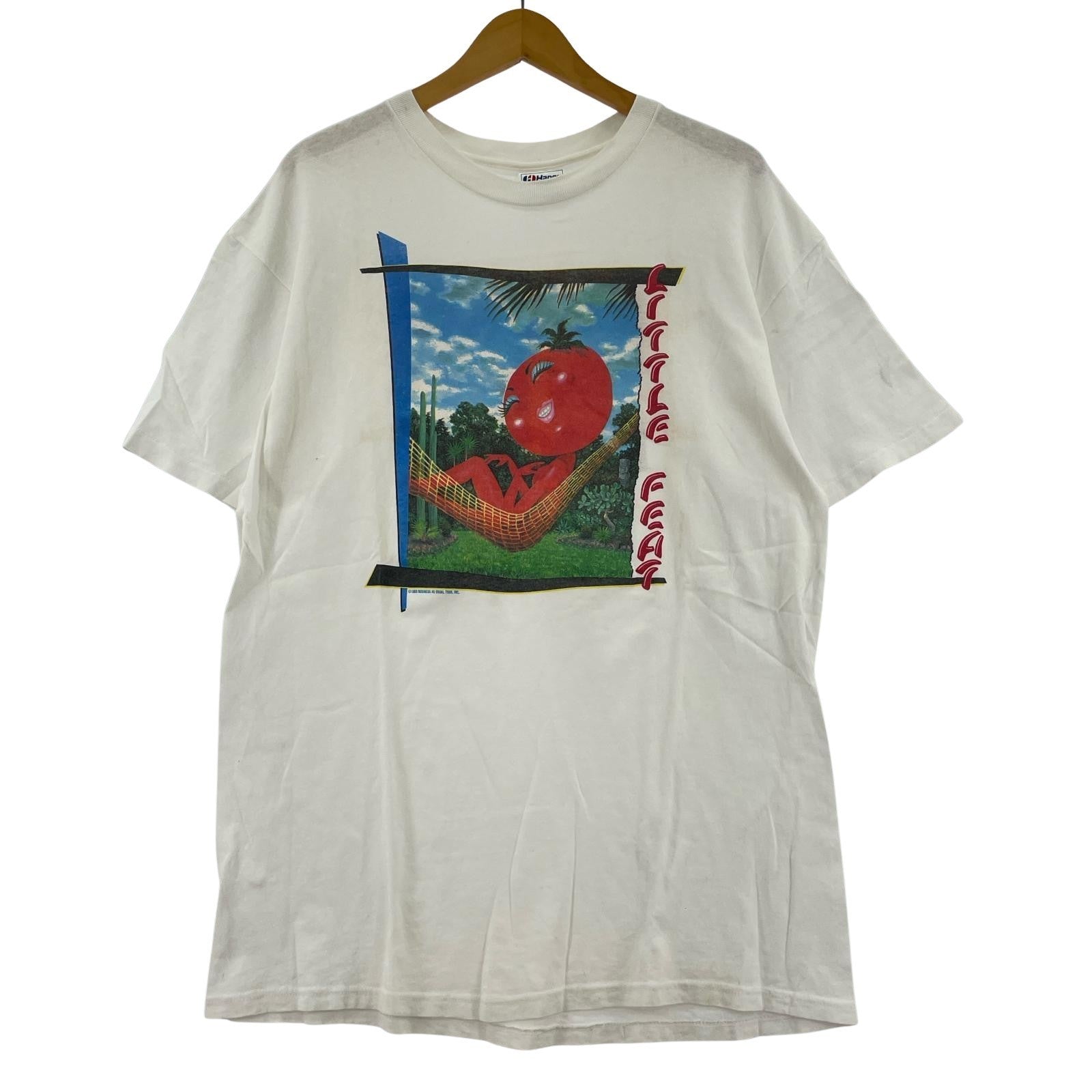 半袖Tシャツ 88年 Little Feat ROCKET IN MY POCKET 白 XL ホワイト