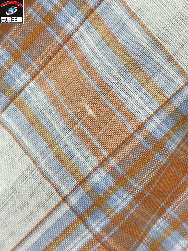 長袖シャツ WOOL BAND COLLAR SHIRTS (3)