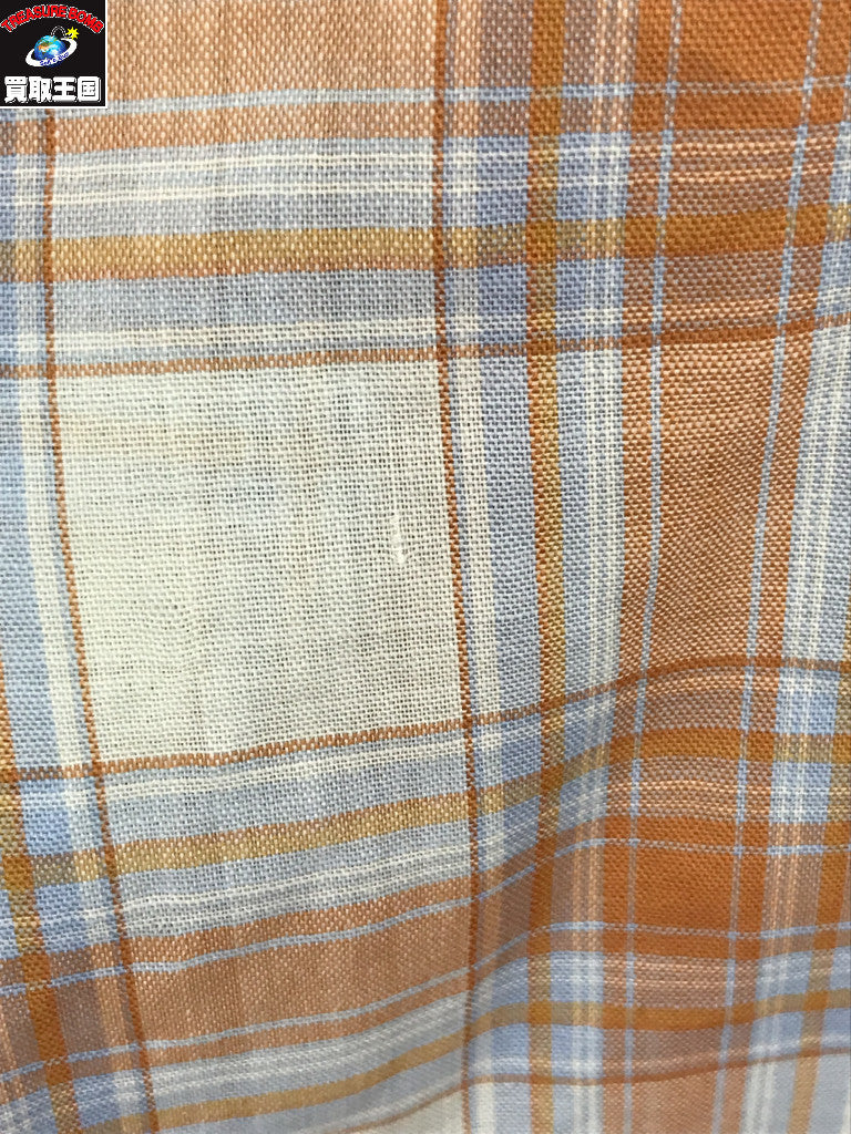 長袖シャツ WOOL BAND COLLAR SHIRTS (3)