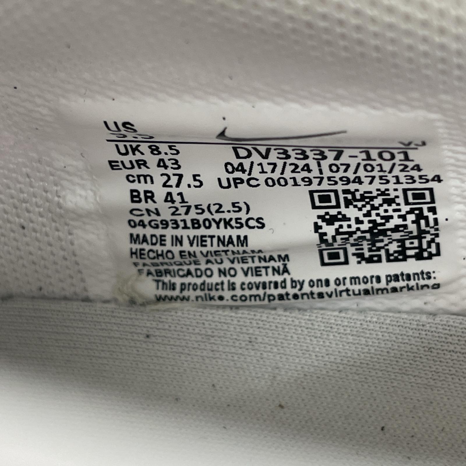 スニーカー Air Max DN White Silver (27.5) 27.5cm (US9 1/2 UK9 EU45) ホワイト