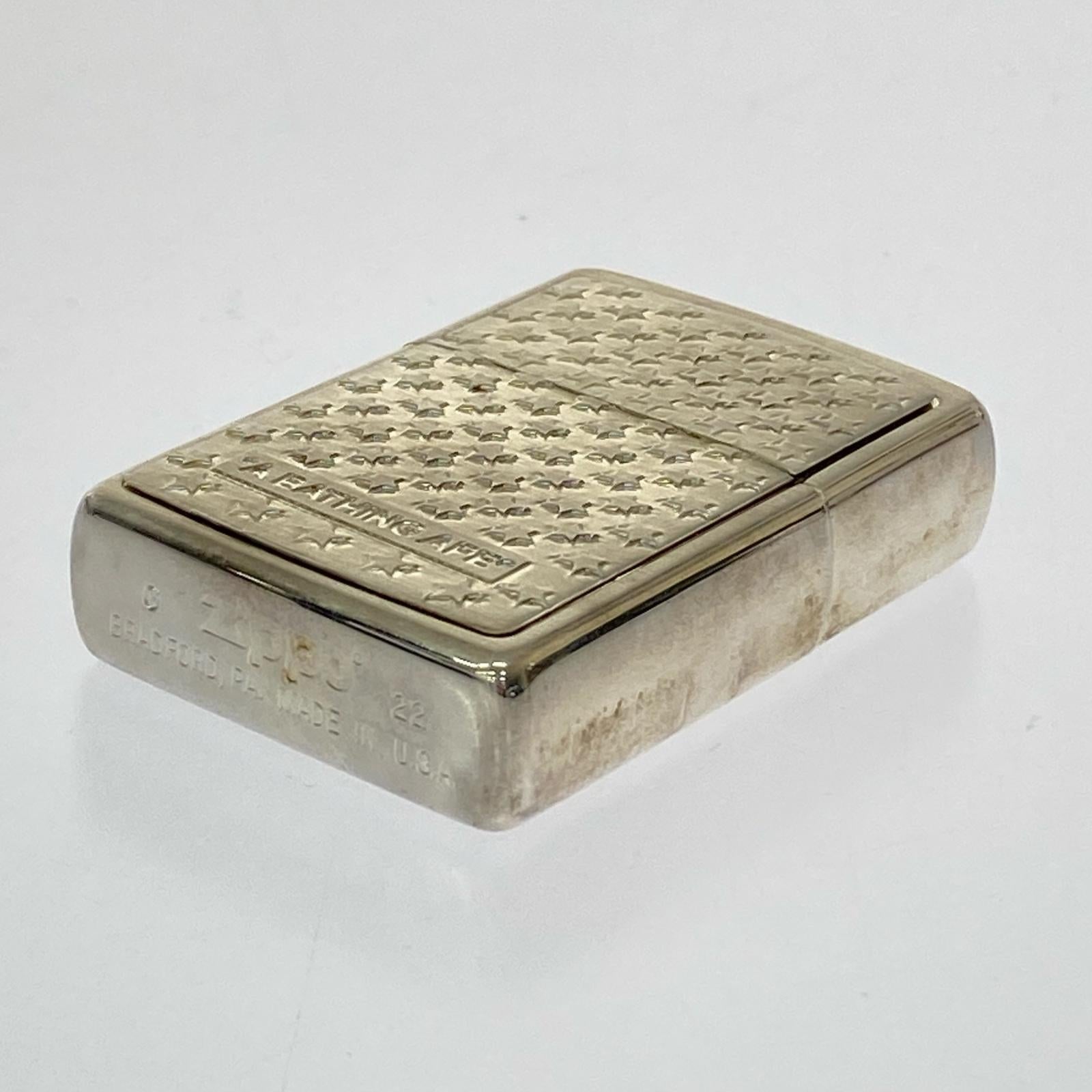 ライター STA PATTERN ZIPPO Lighter/SLV/2022年/USA製