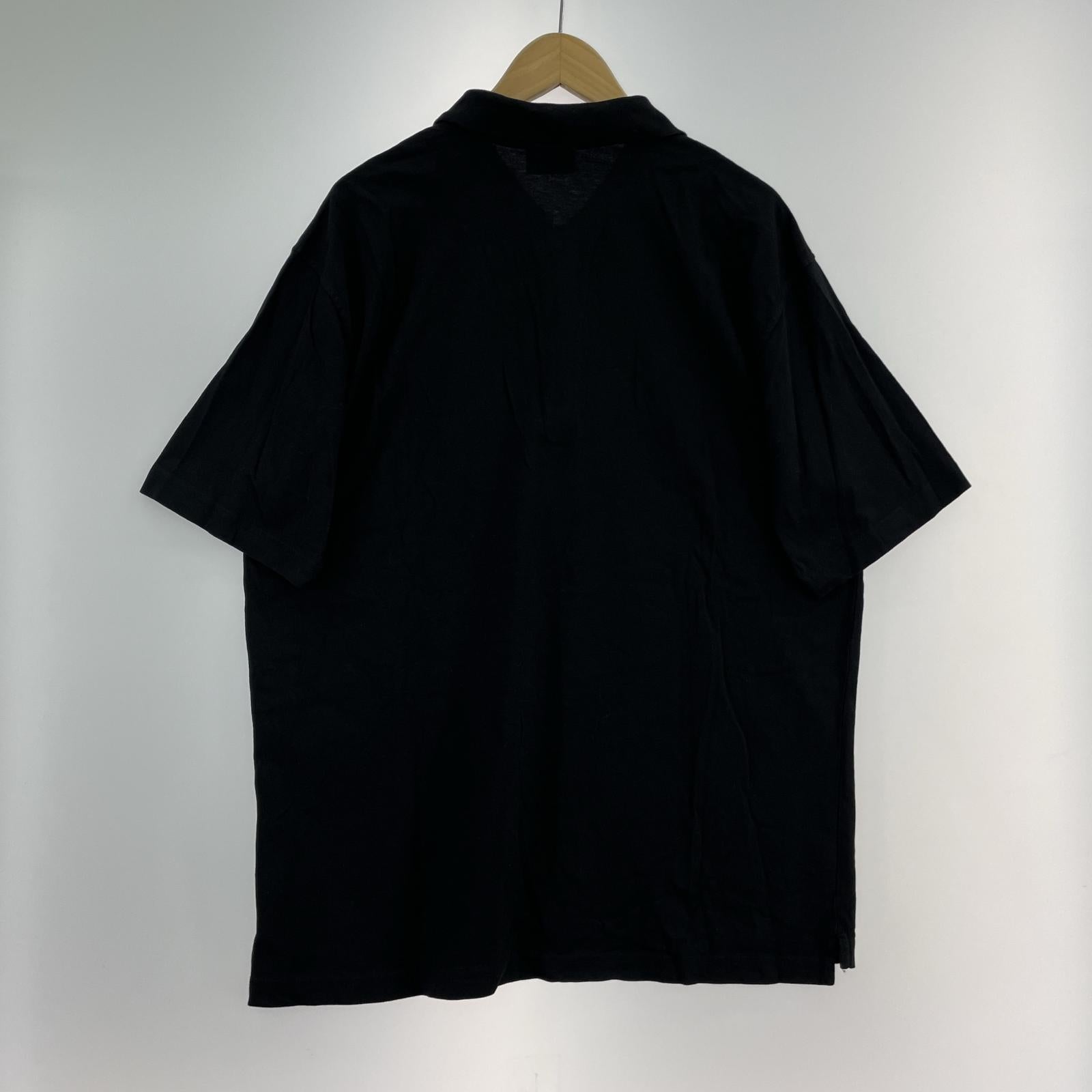 ポロシャツ DIESEL T-VOR-OD ハーフジップポロシャツ L ブラック L ブラック