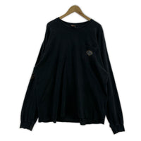 長袖Tシャツ 00s Pocket Print L/S Tee BLK 2XL ブラック