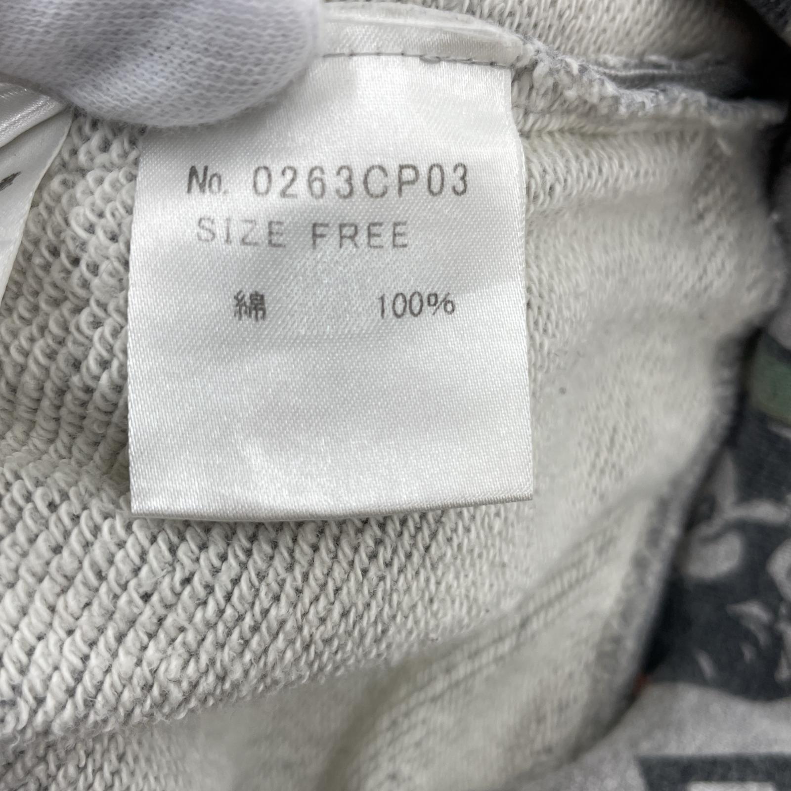 パンツ 総柄 GRY F フリー グレー