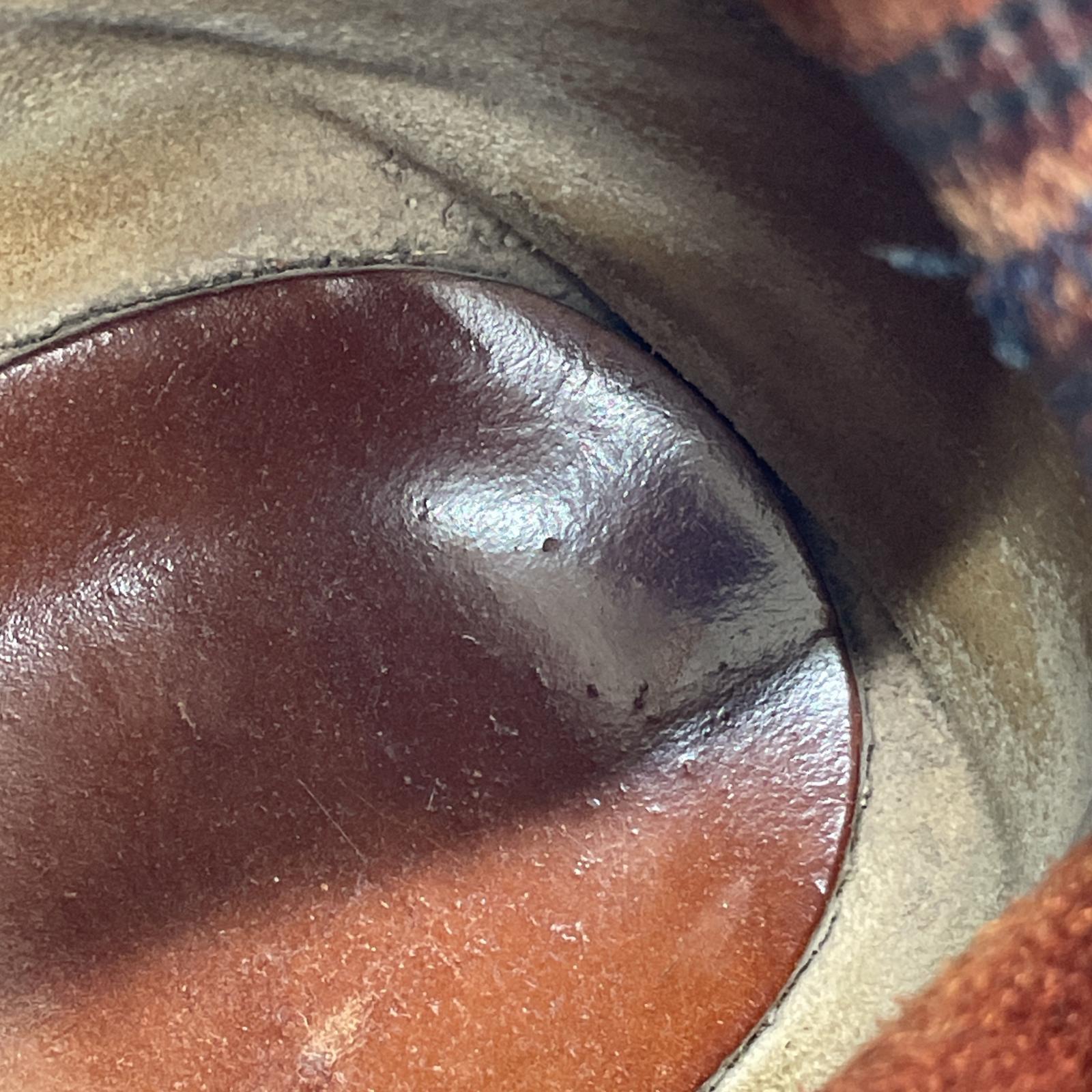 ブーツ 8875 四角犬タグ 97年製 アイリッシュセッター 8.5E 赤茶 ブラウン