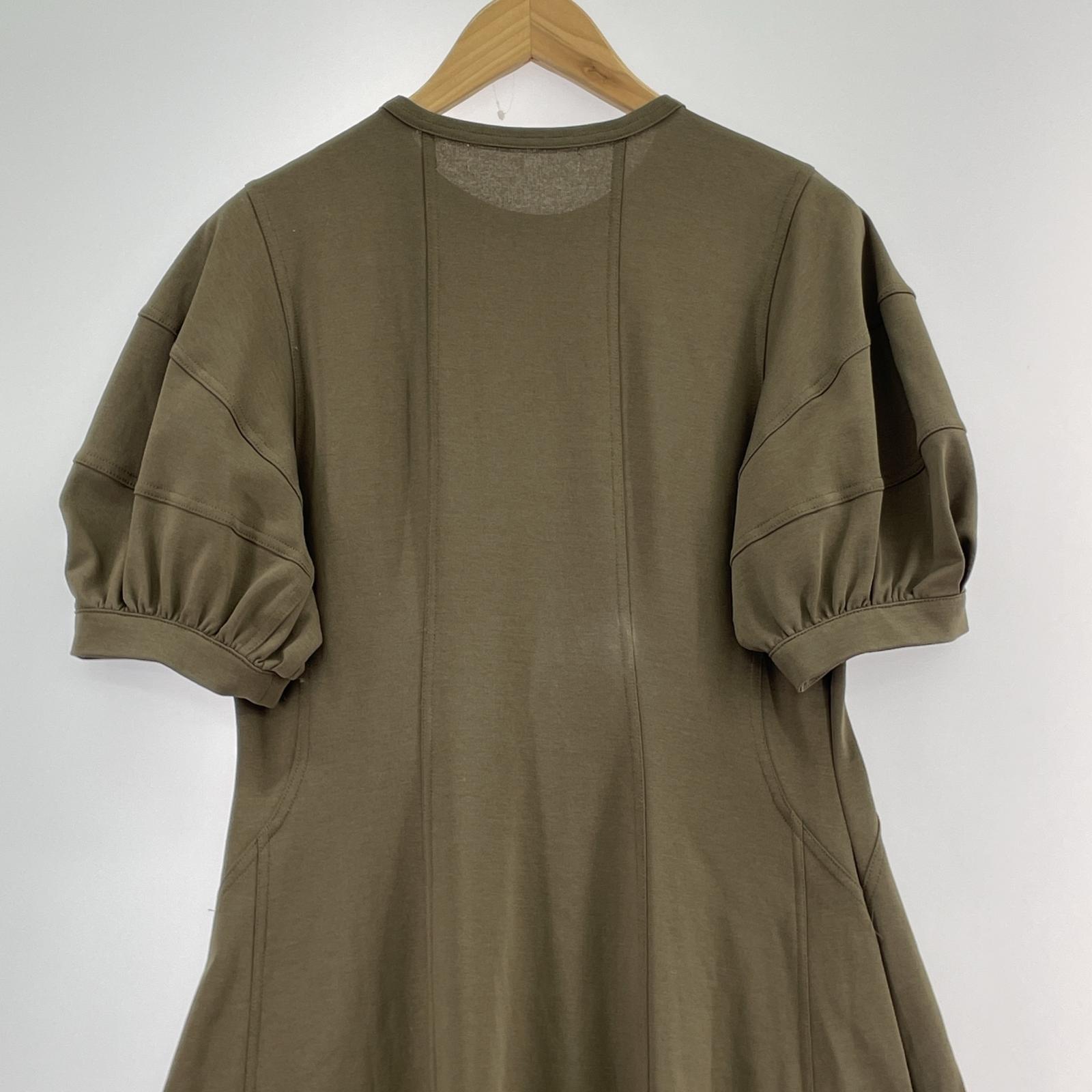 ワンピース Lantan sleeve jersey dress KH 緑 2 2 グリーン