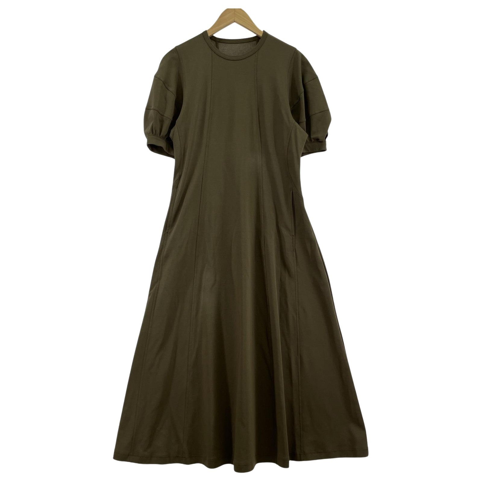 ワンピース Lantan sleeve jersey dress KH 緑 2 2 グリーン